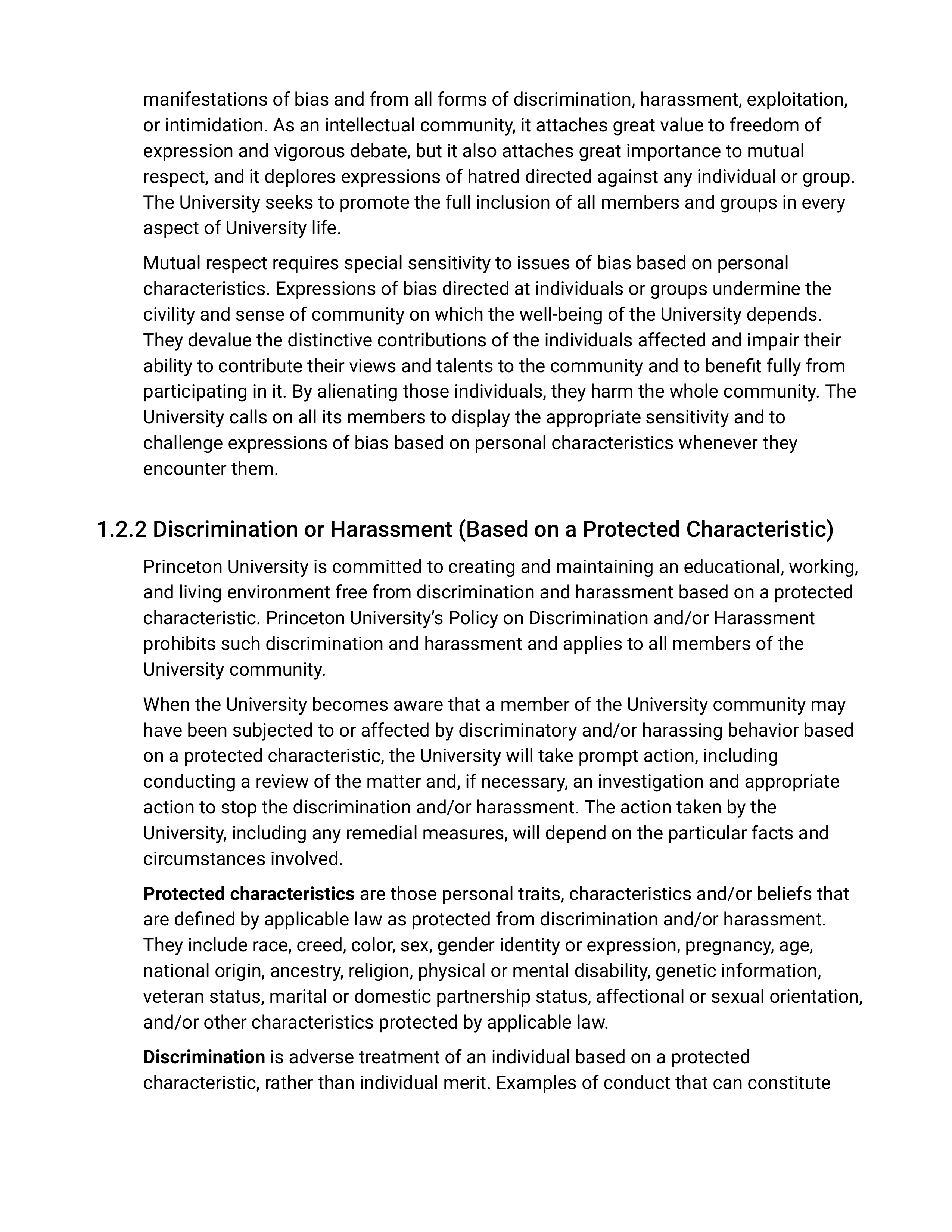 Princeton University Rights, Rules, Responsibilities Handbook — page 9