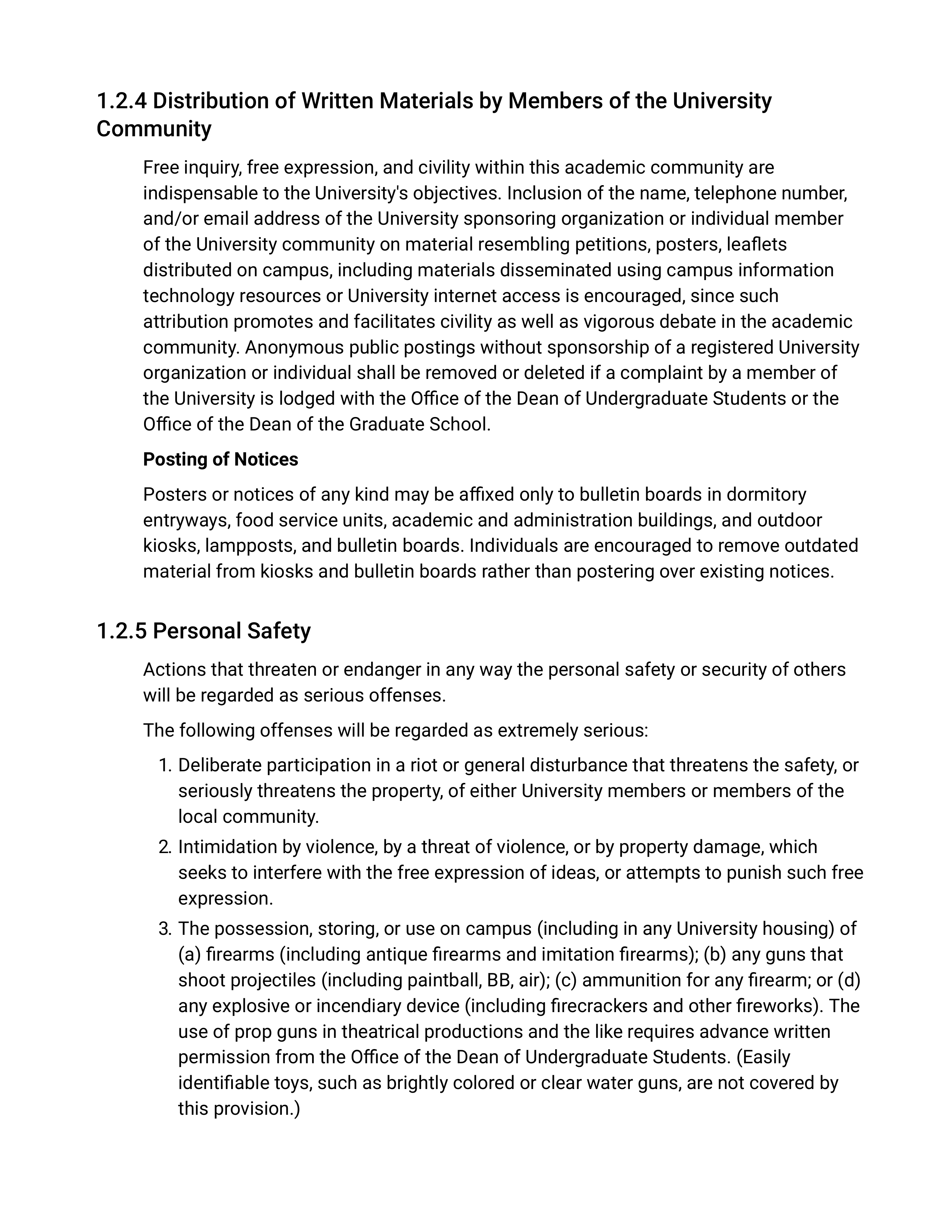 Princeton University’s Rights, Rules, Responsibilities Guide — page 13