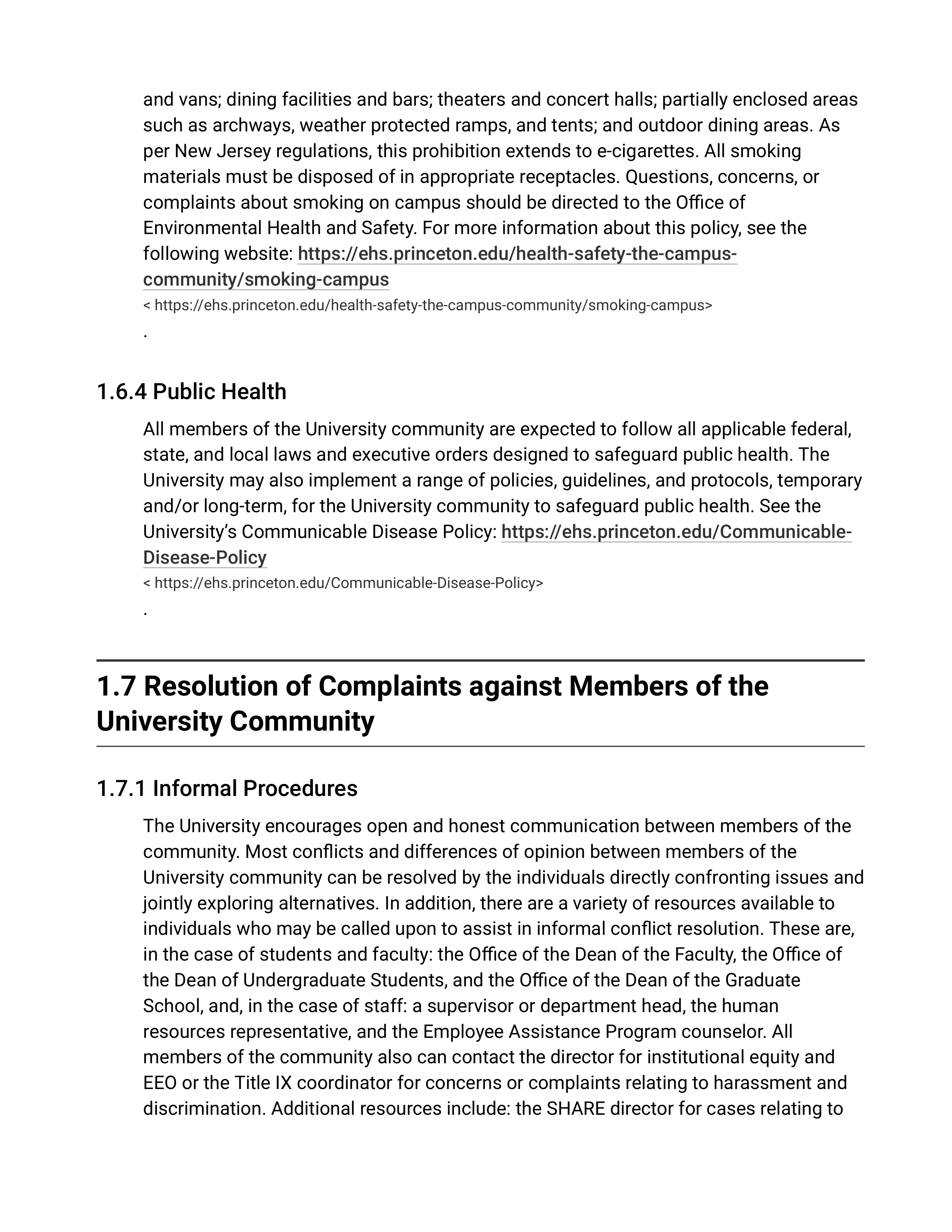 Princeton University’s Rights, Rules, Responsibilities Guide — page 30