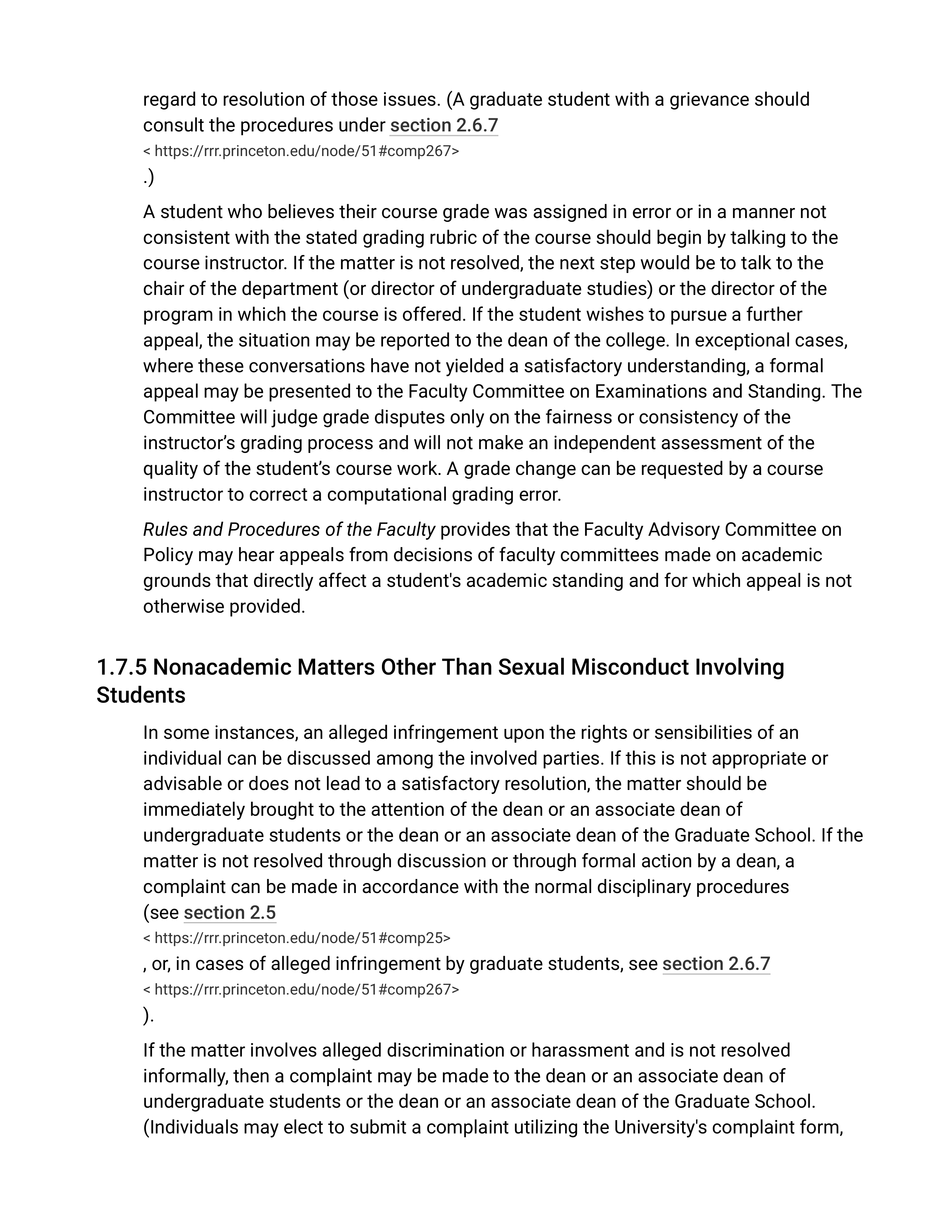 Princeton University’s Rights, Rules, Responsibilities Guide — page 32