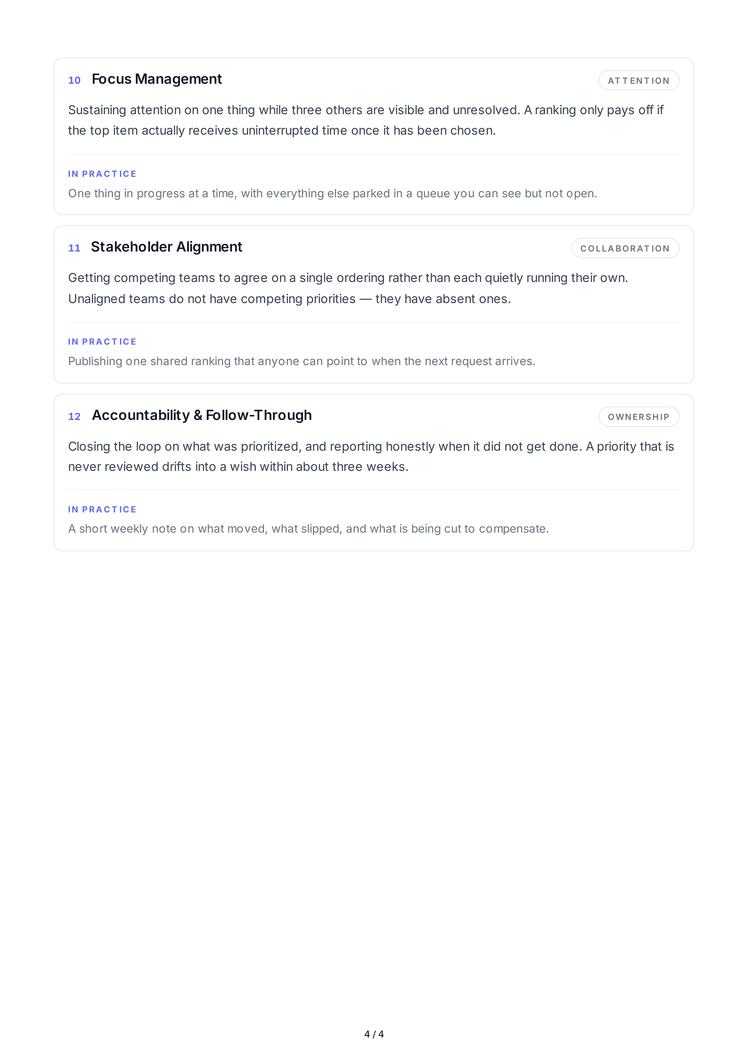 Prioritization Soft Skills — page 4