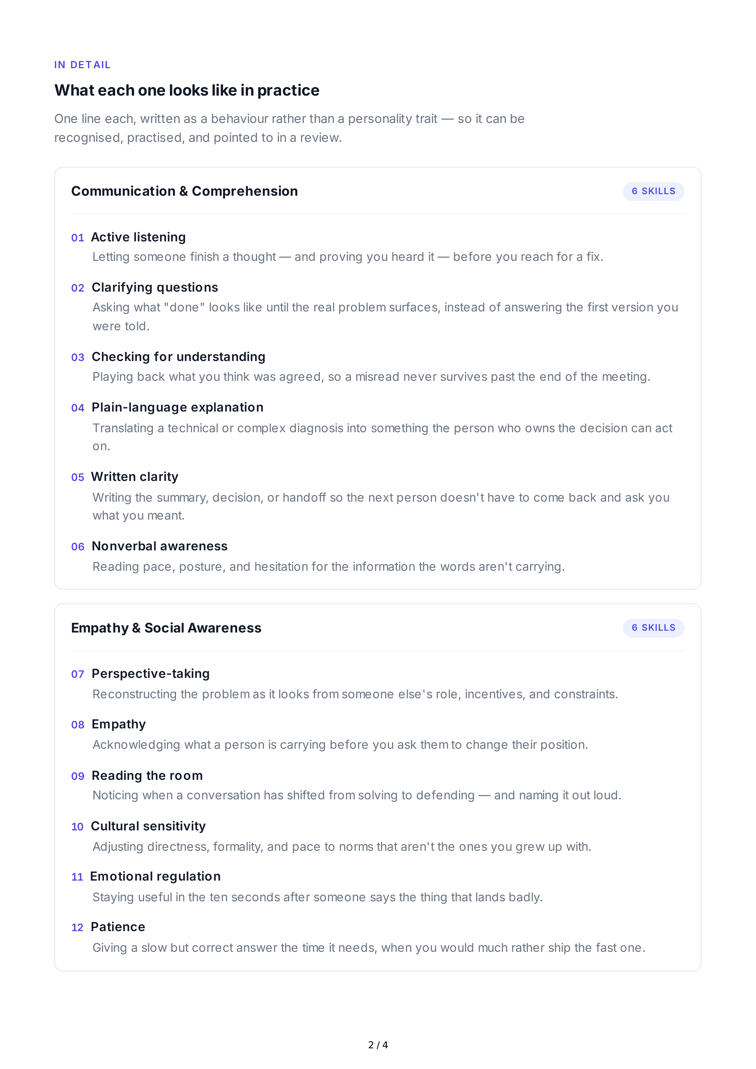 Problem-Solving Interpersonal Skills — page 2