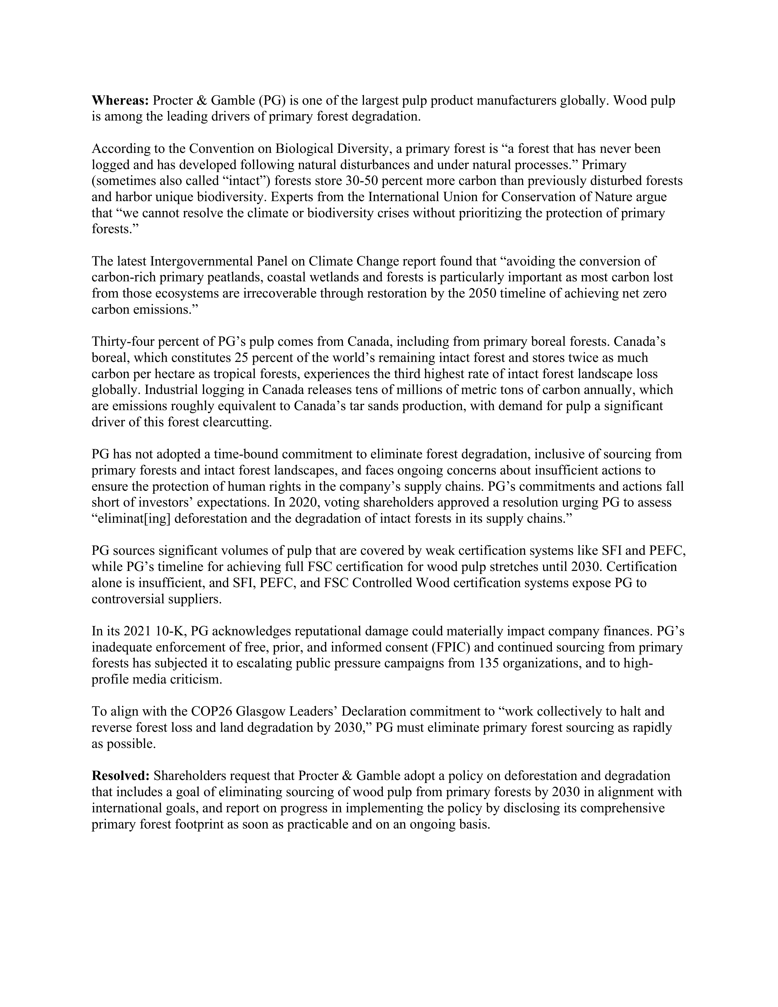 Procter and Gamble Proposal  — page 18