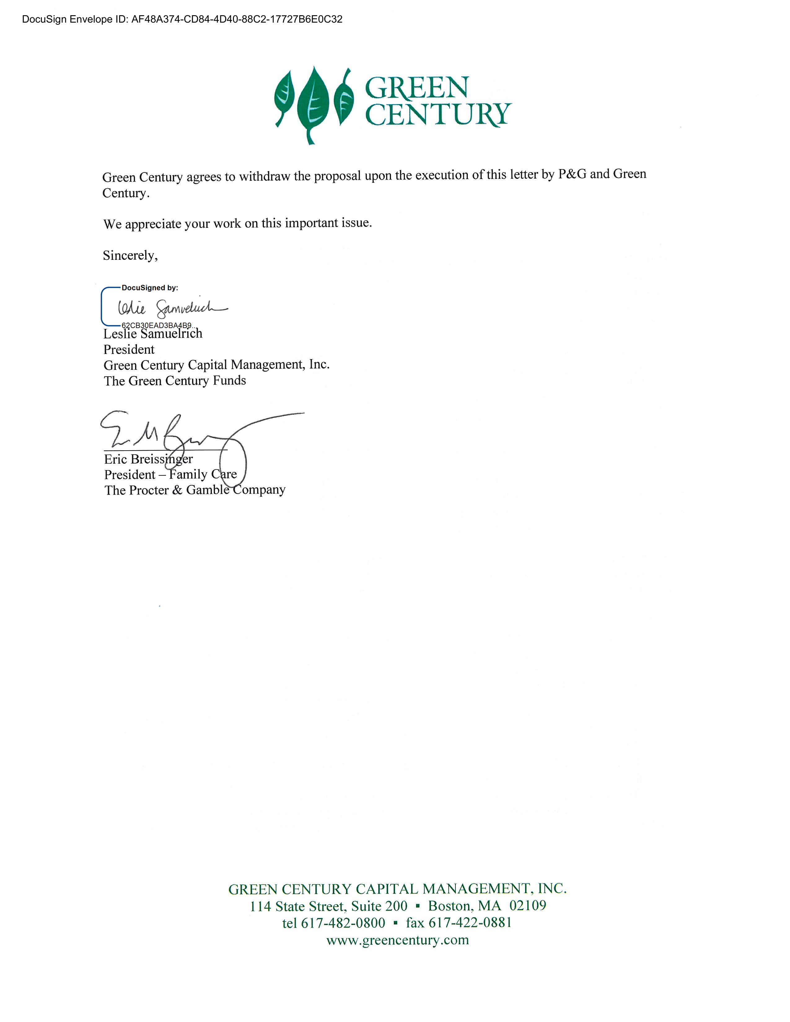 Procter and Gamble Proposal  — page 44