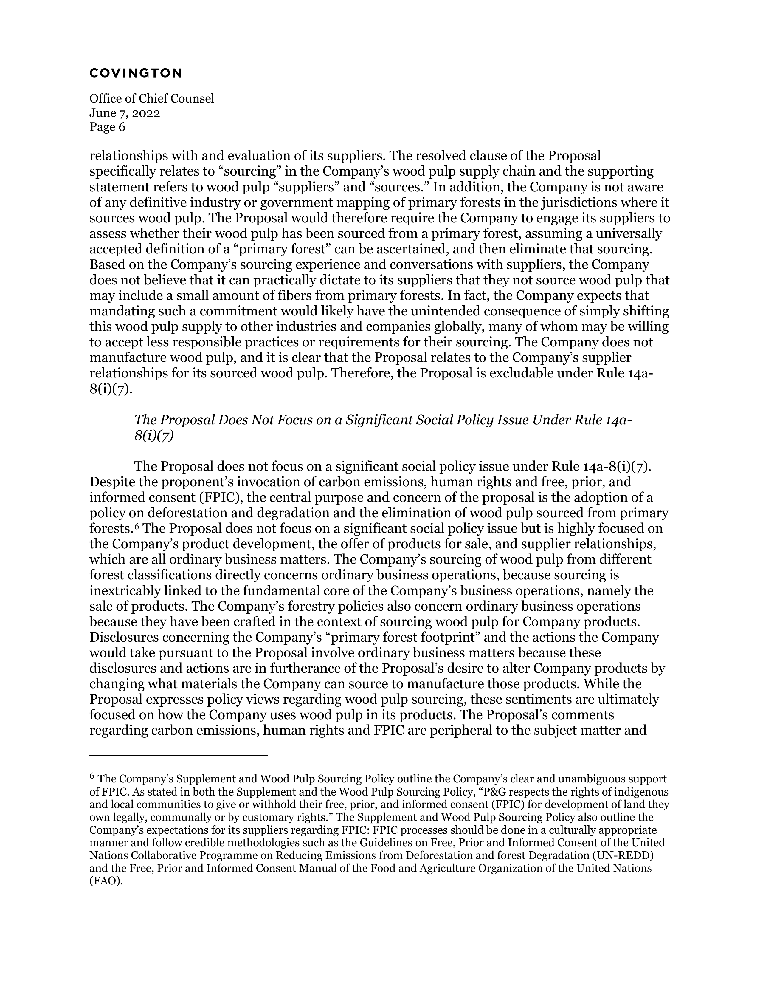 Procter and Gamble Proposal  — page 7