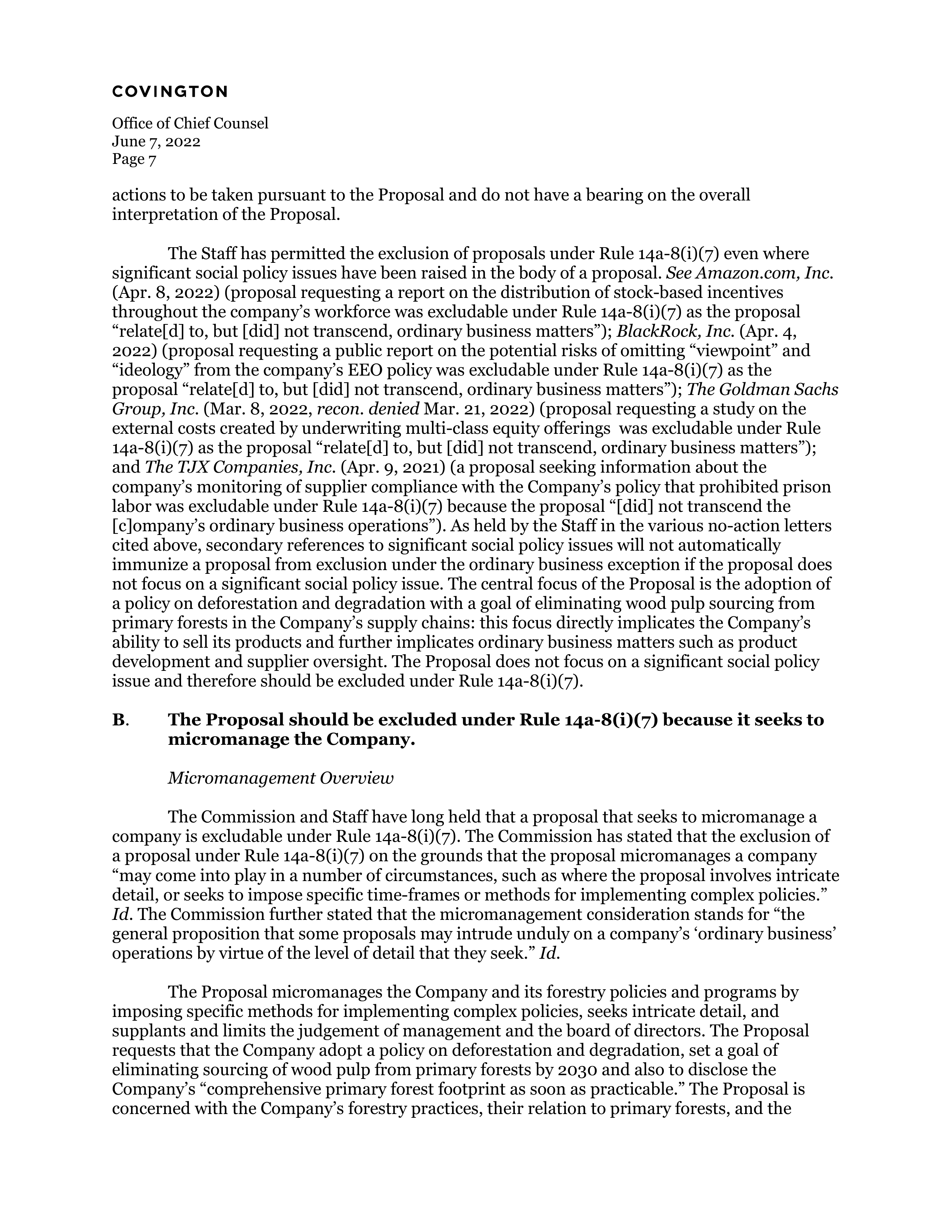 Procter and Gamble Proposal  — page 8
