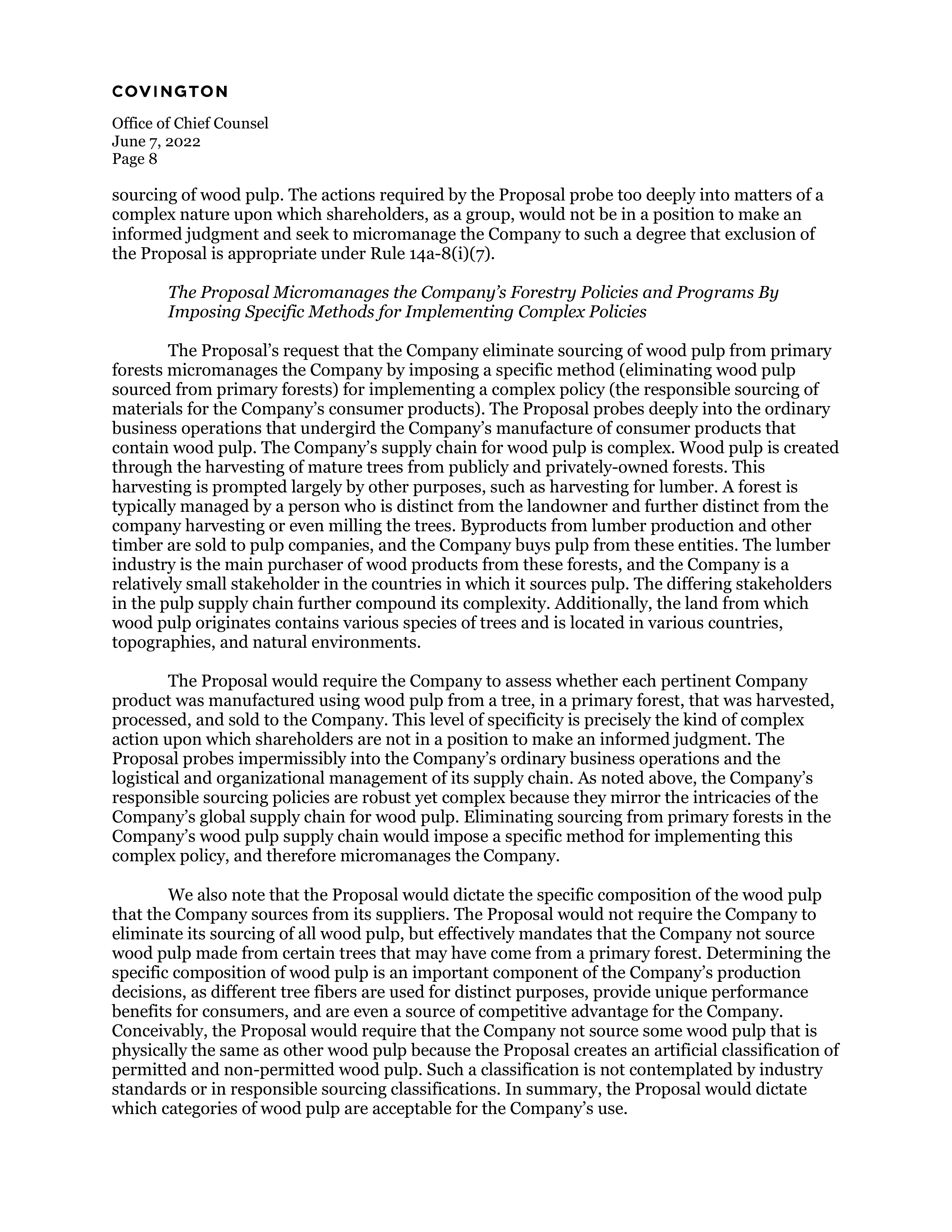 Procter and Gamble Proposal  — page 9