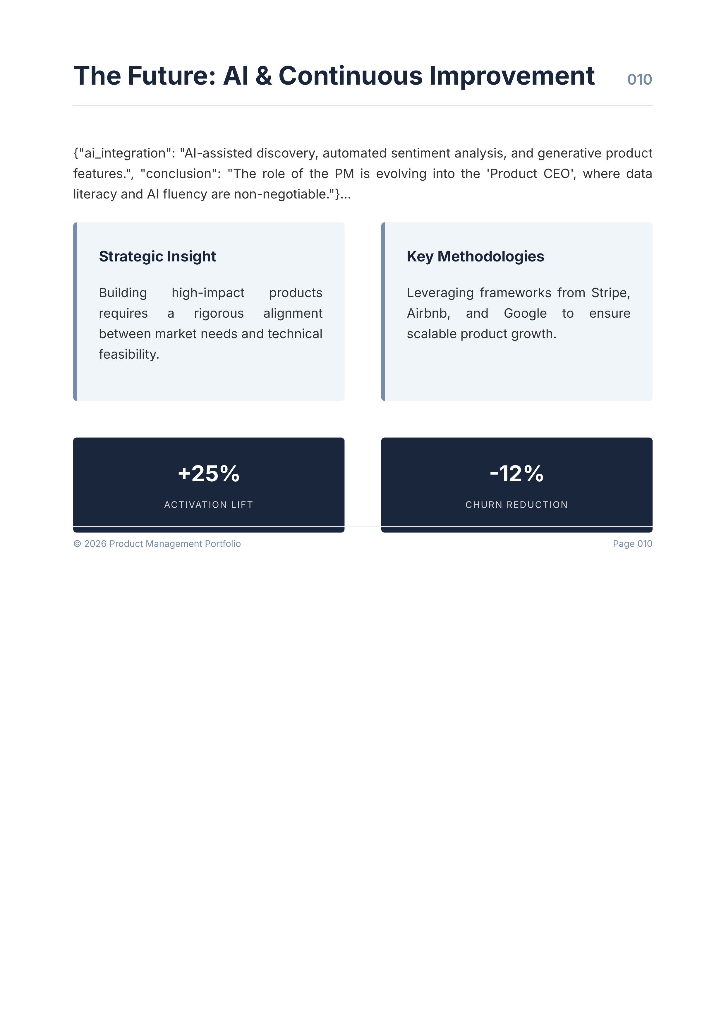 Product Managers Metrics-Driven Launch Case Portfolio — page 11
