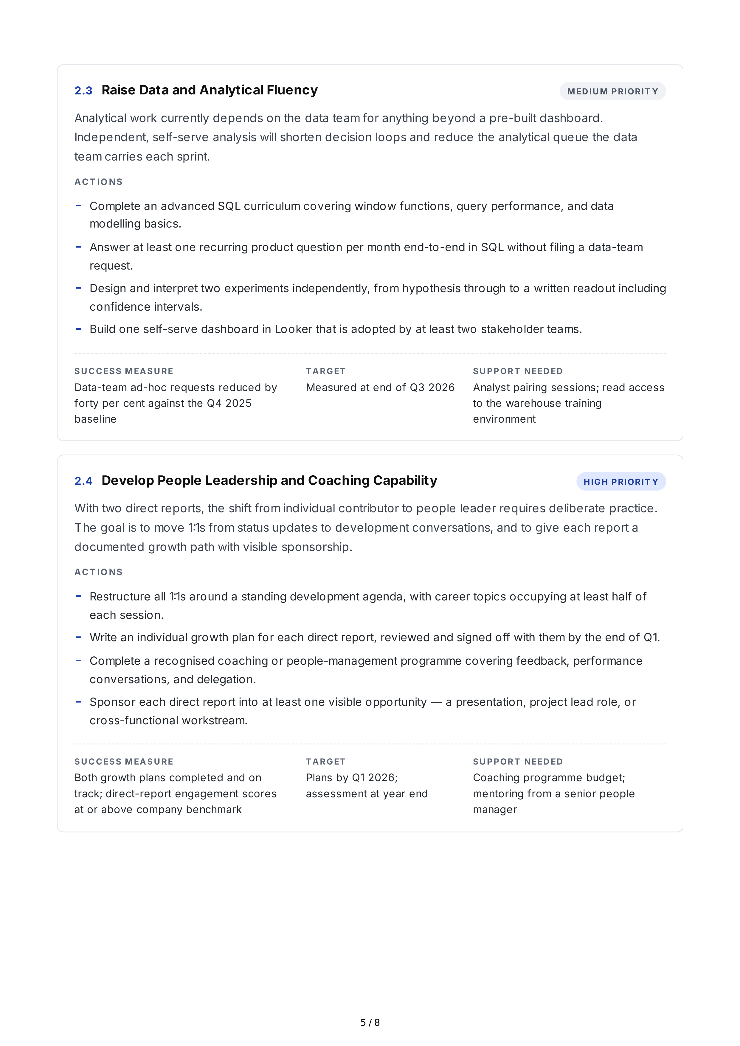 Professional Competency Goals — page 5