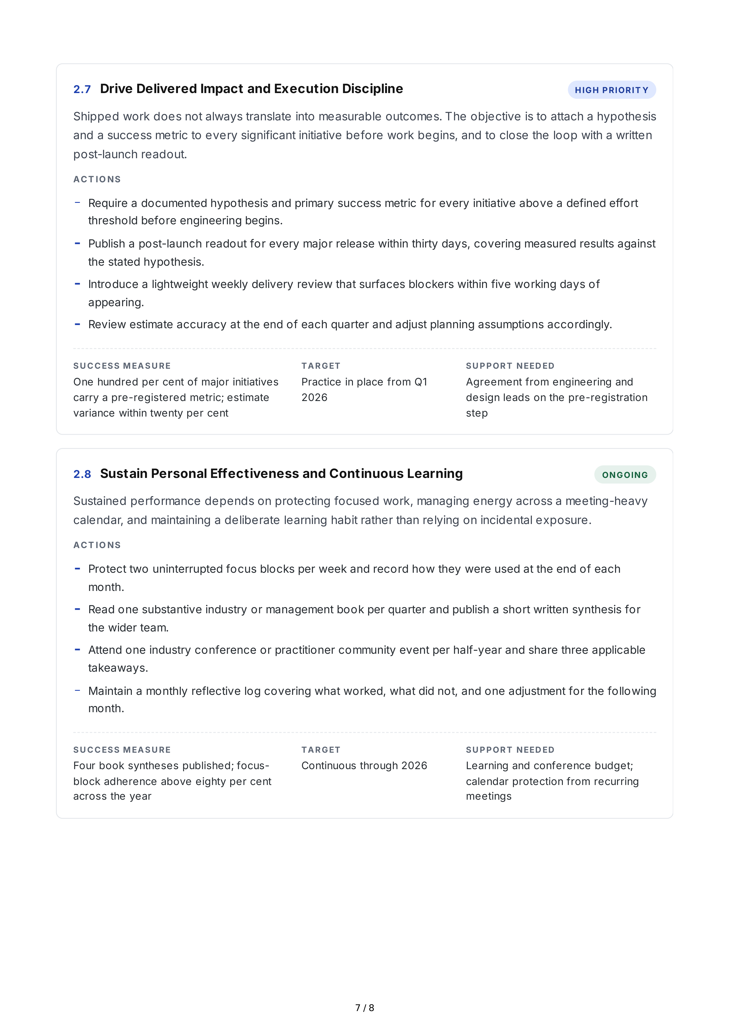 Unit Goals Examples Professional Competency Goals – AI Professional Goals Generator ...