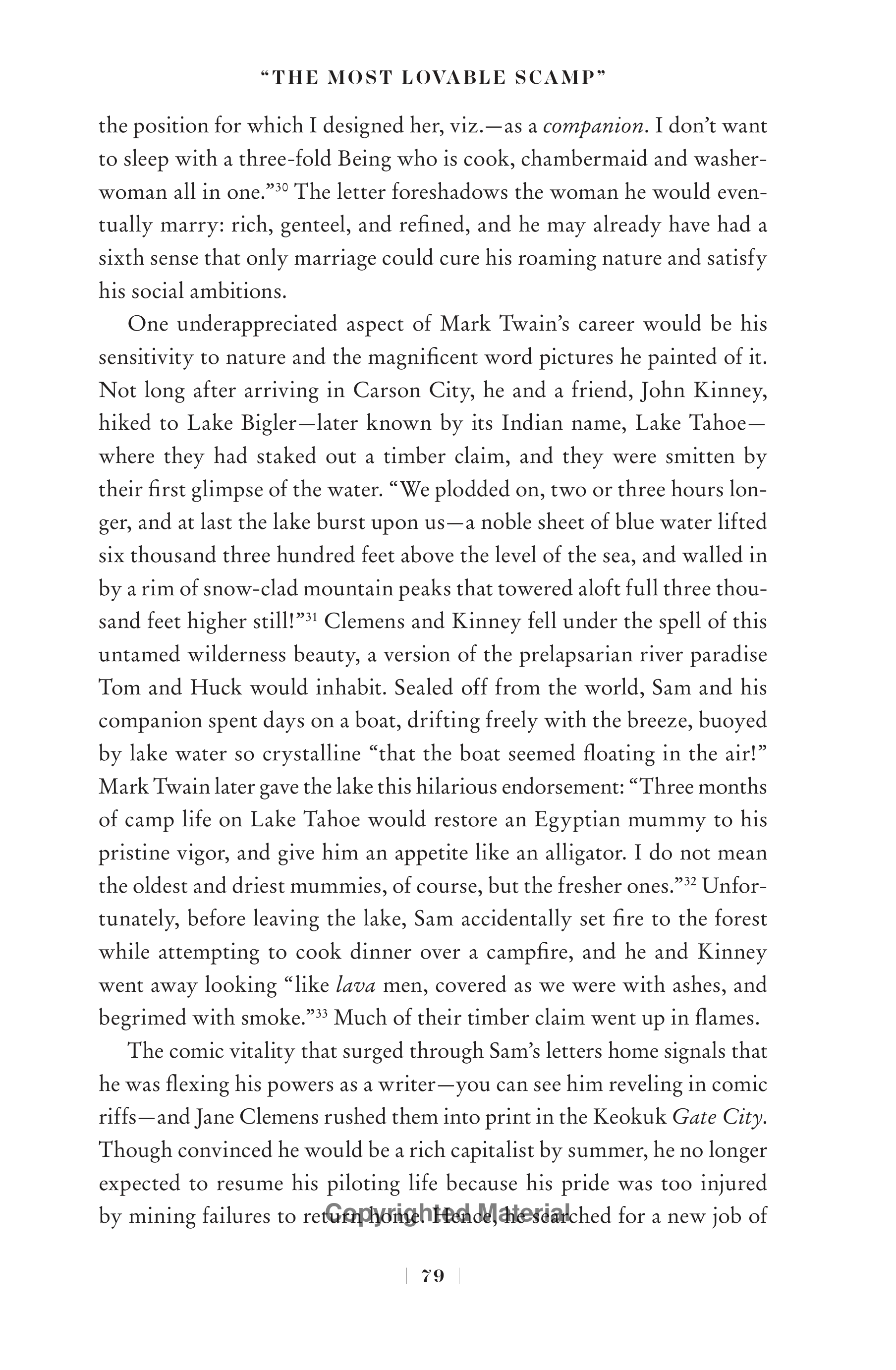 Professional Historians Mark Twain Biography by Ron Chernow — page 100