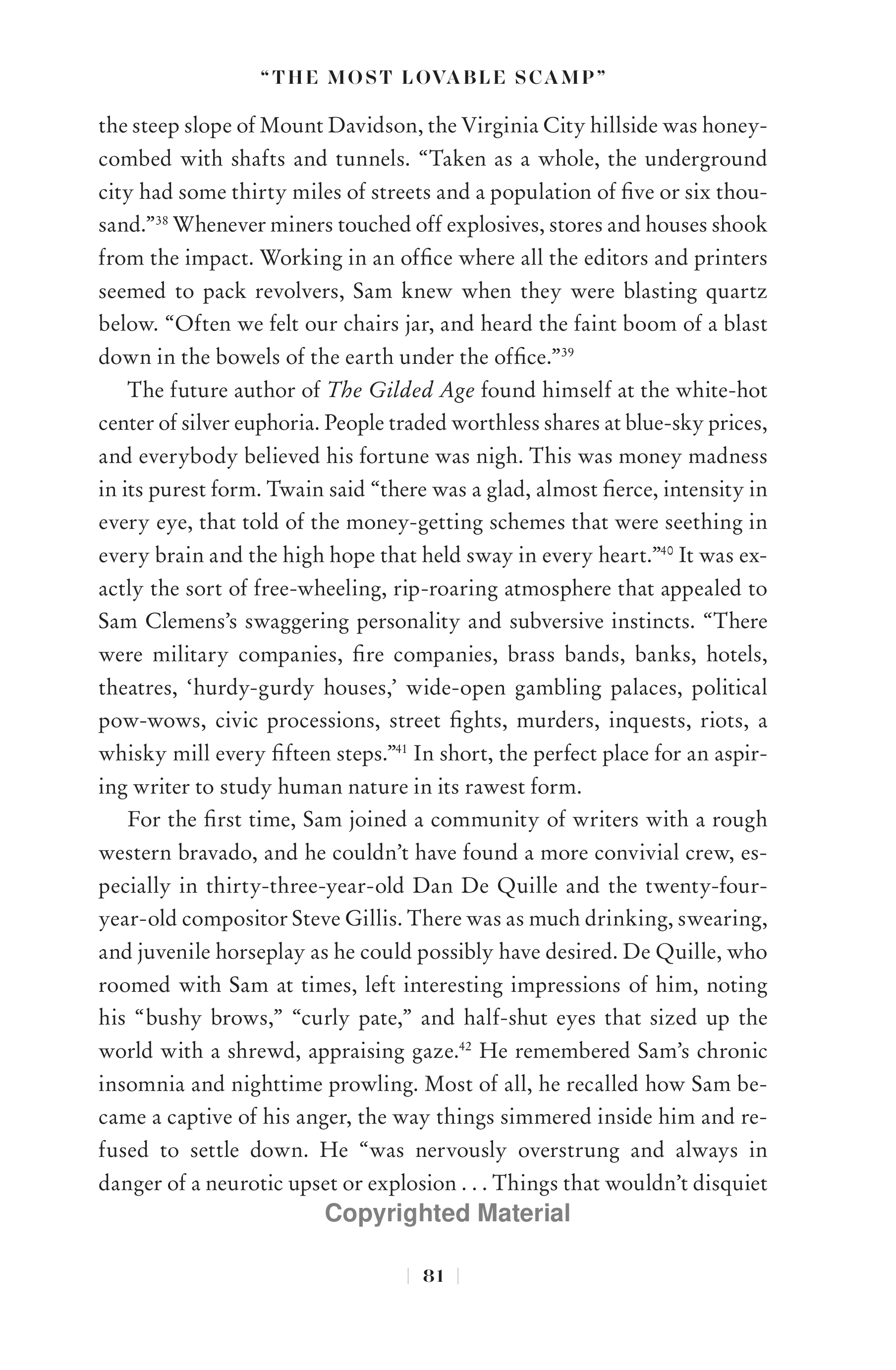 Professional Historians Mark Twain Biography by Ron Chernow — page 102