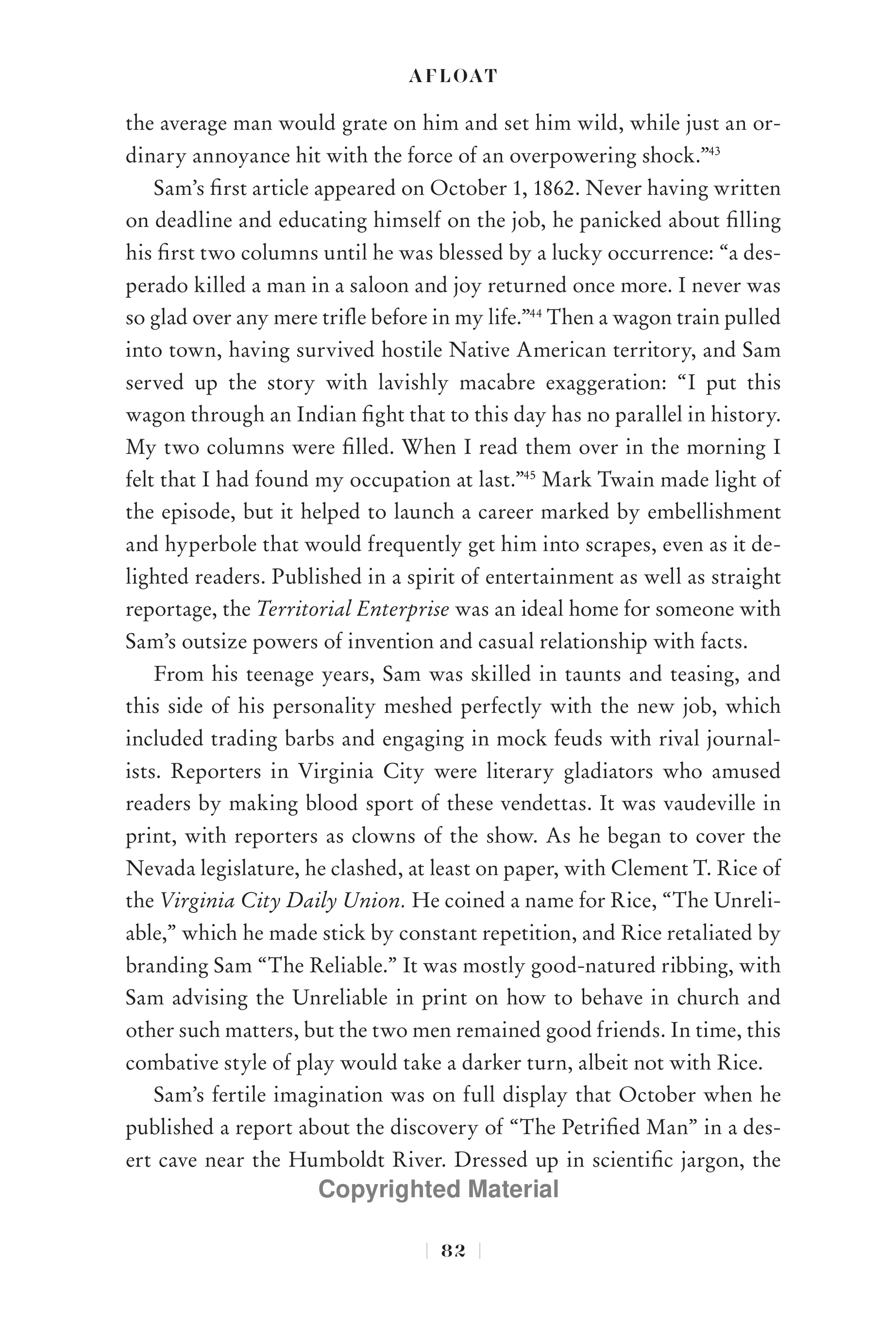 Professional Historians Mark Twain Biography by Ron Chernow — page 103