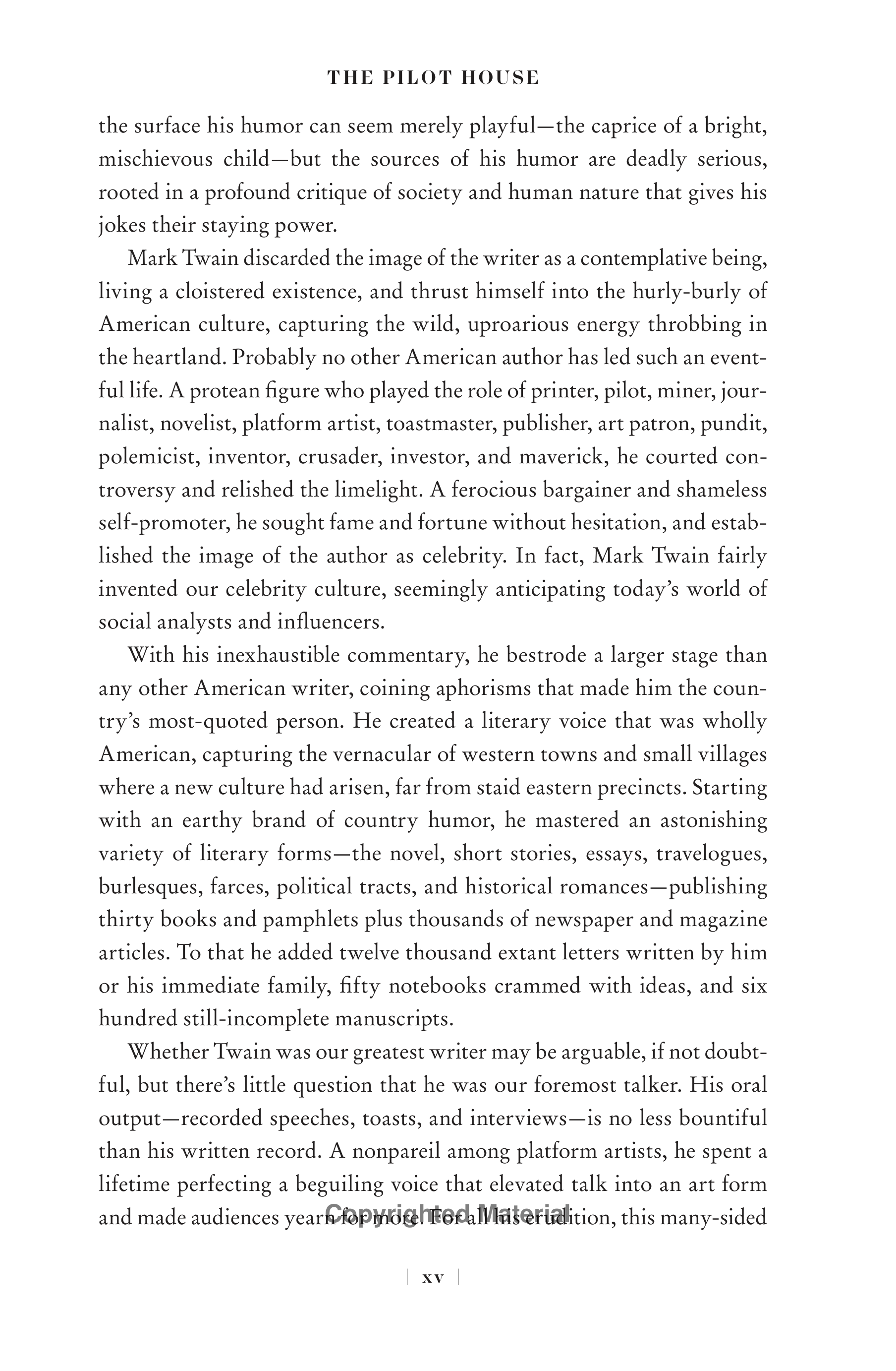 Professional Historians Mark Twain Biography by Ron Chernow — page 16