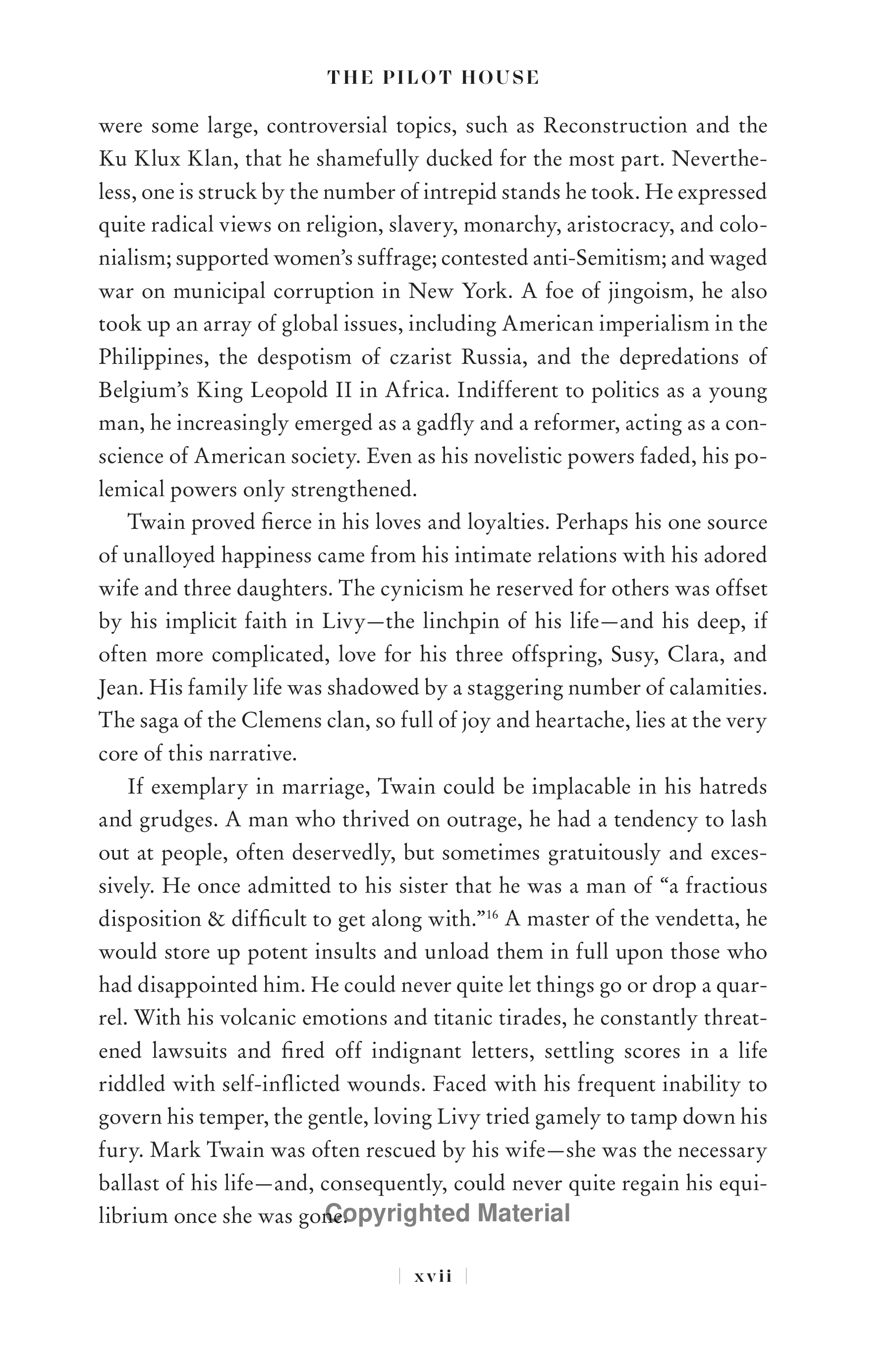 Professional Historians Mark Twain Biography by Ron Chernow — page 18