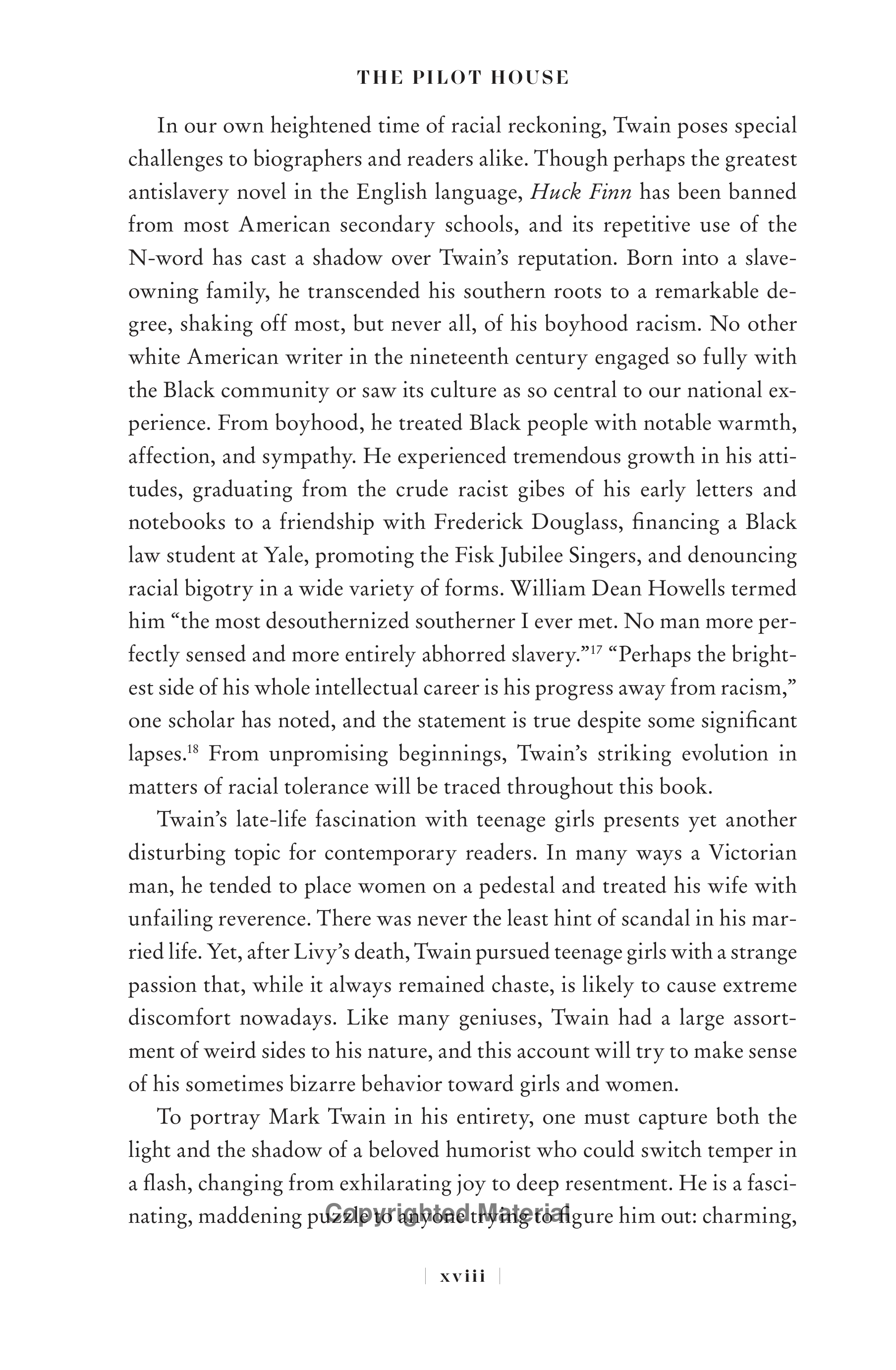 Professional Historians Mark Twain Biography by Ron Chernow — page 19