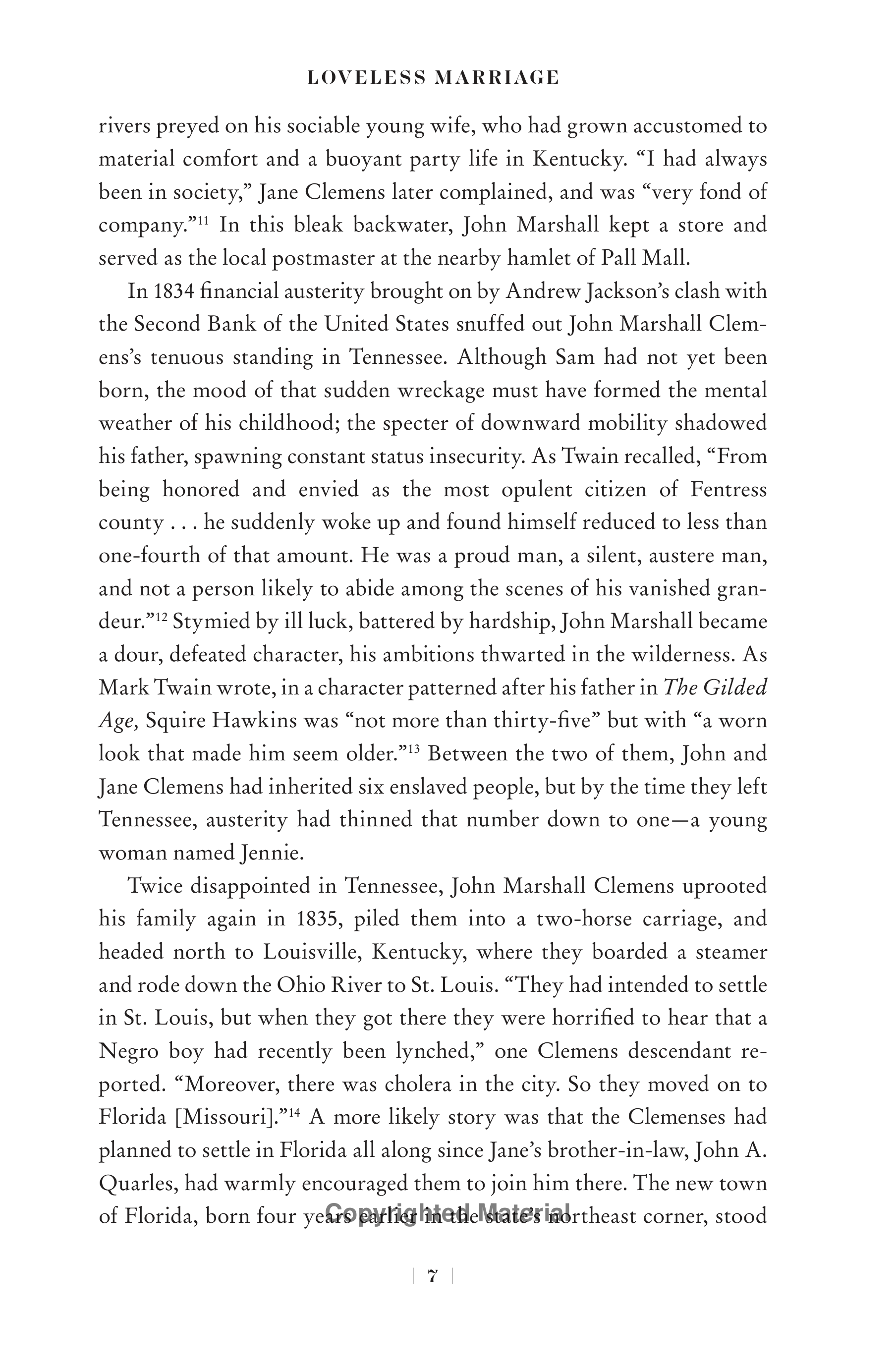 Professional Historians Mark Twain Biography by Ron Chernow — page 28