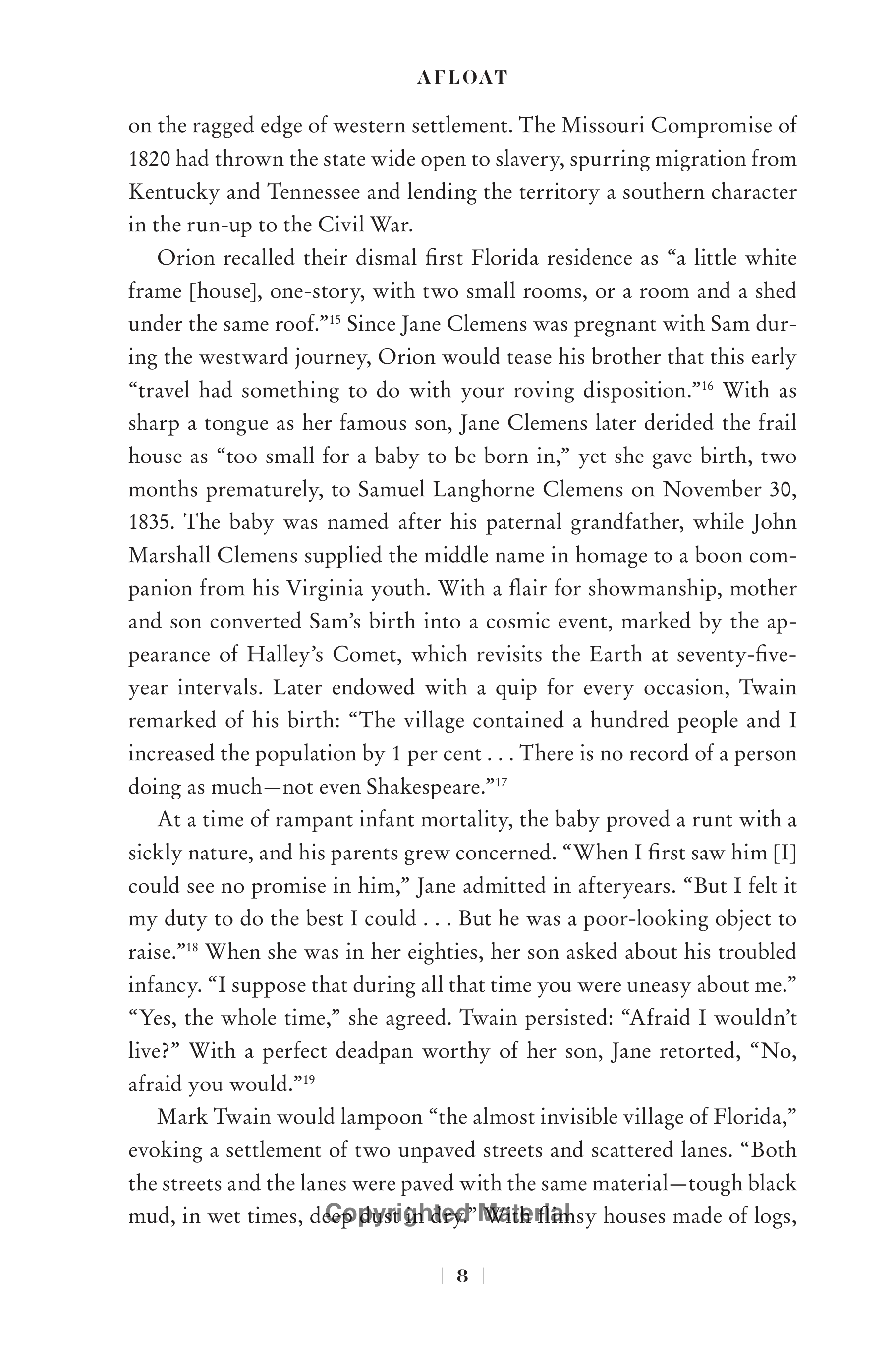 Professional Historians Mark Twain Biography by Ron Chernow — page 29