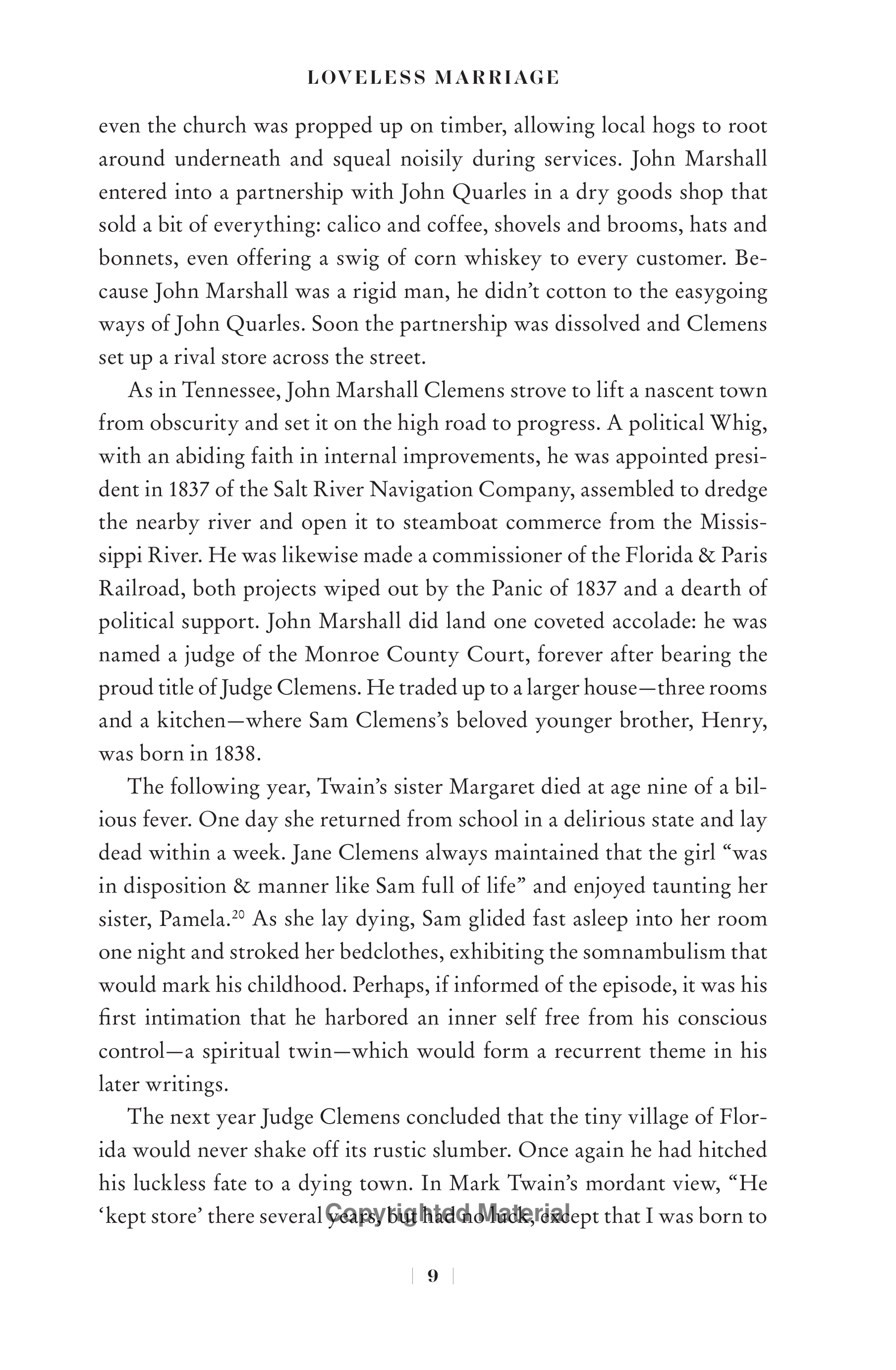 Professional Historians Mark Twain Biography by Ron Chernow — page 30