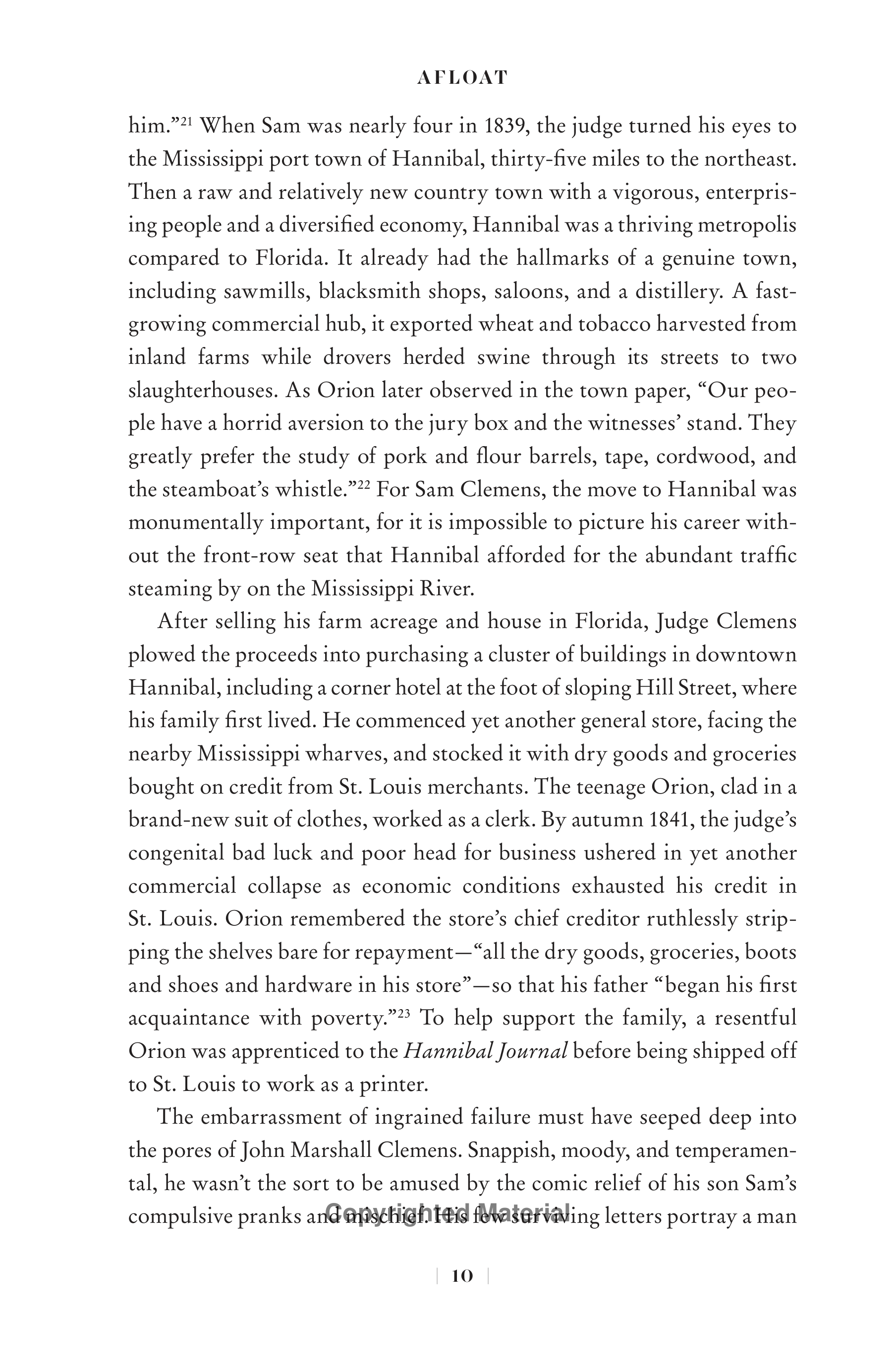 Professional Historians Mark Twain Biography by Ron Chernow — page 31