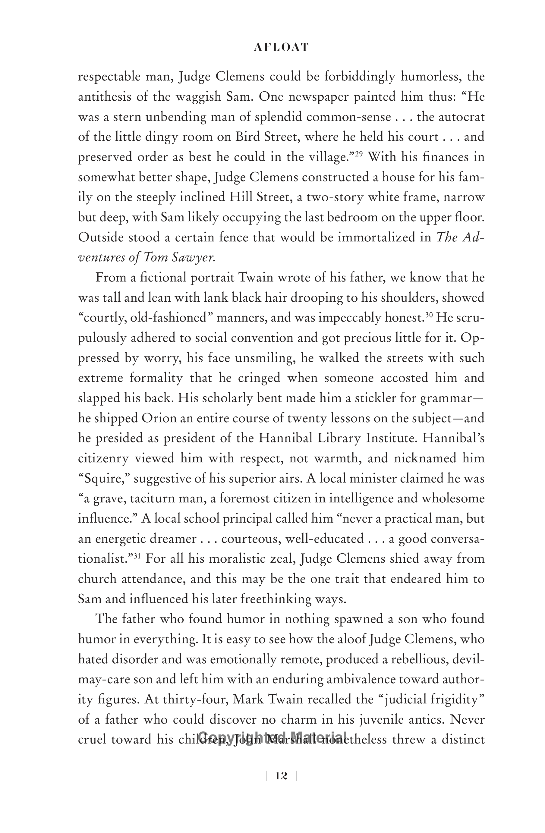 Professional Historians Mark Twain Biography by Ron Chernow — page 33