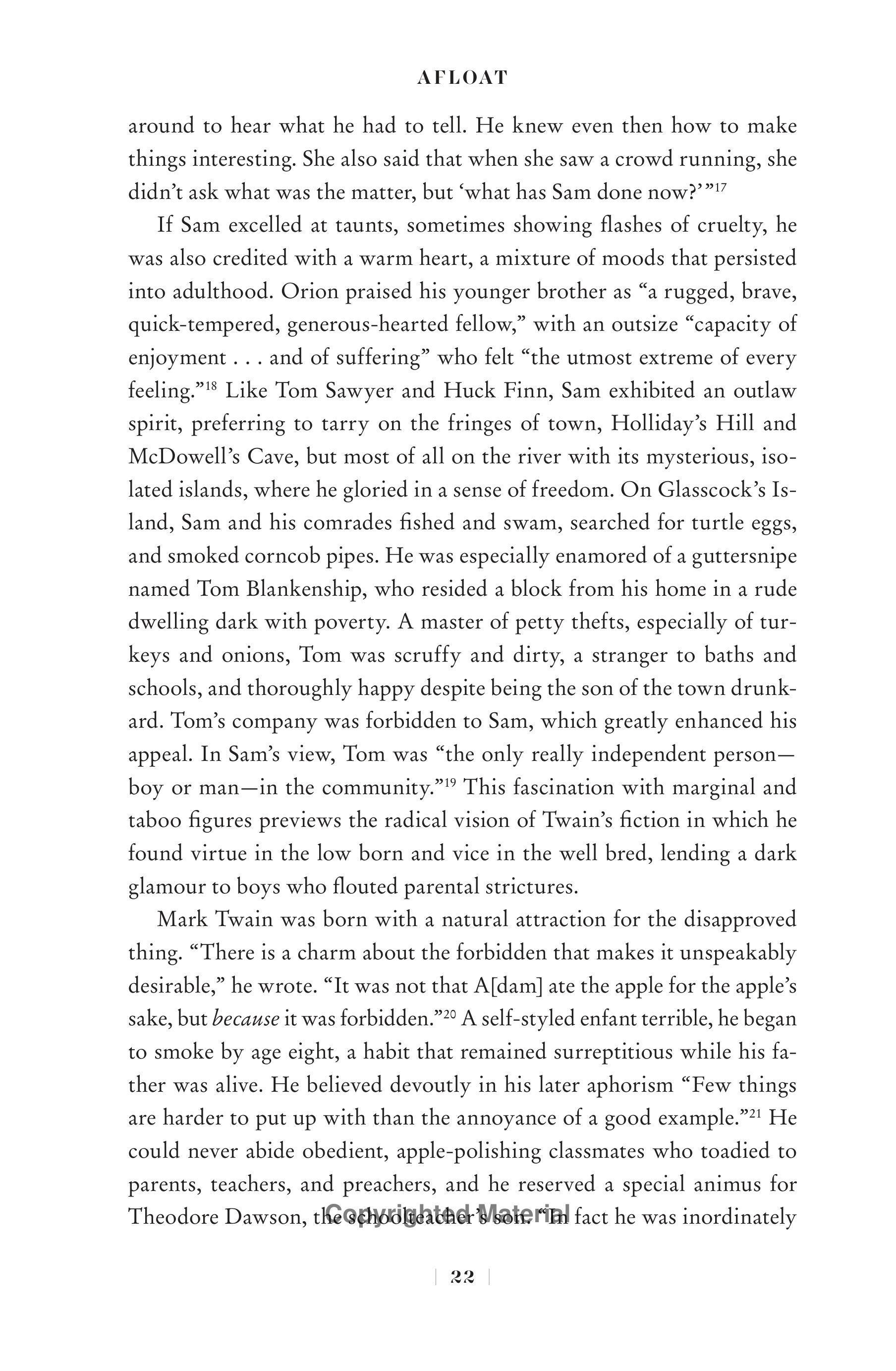 Professional Historians Mark Twain Biography by Ron Chernow — page 43
