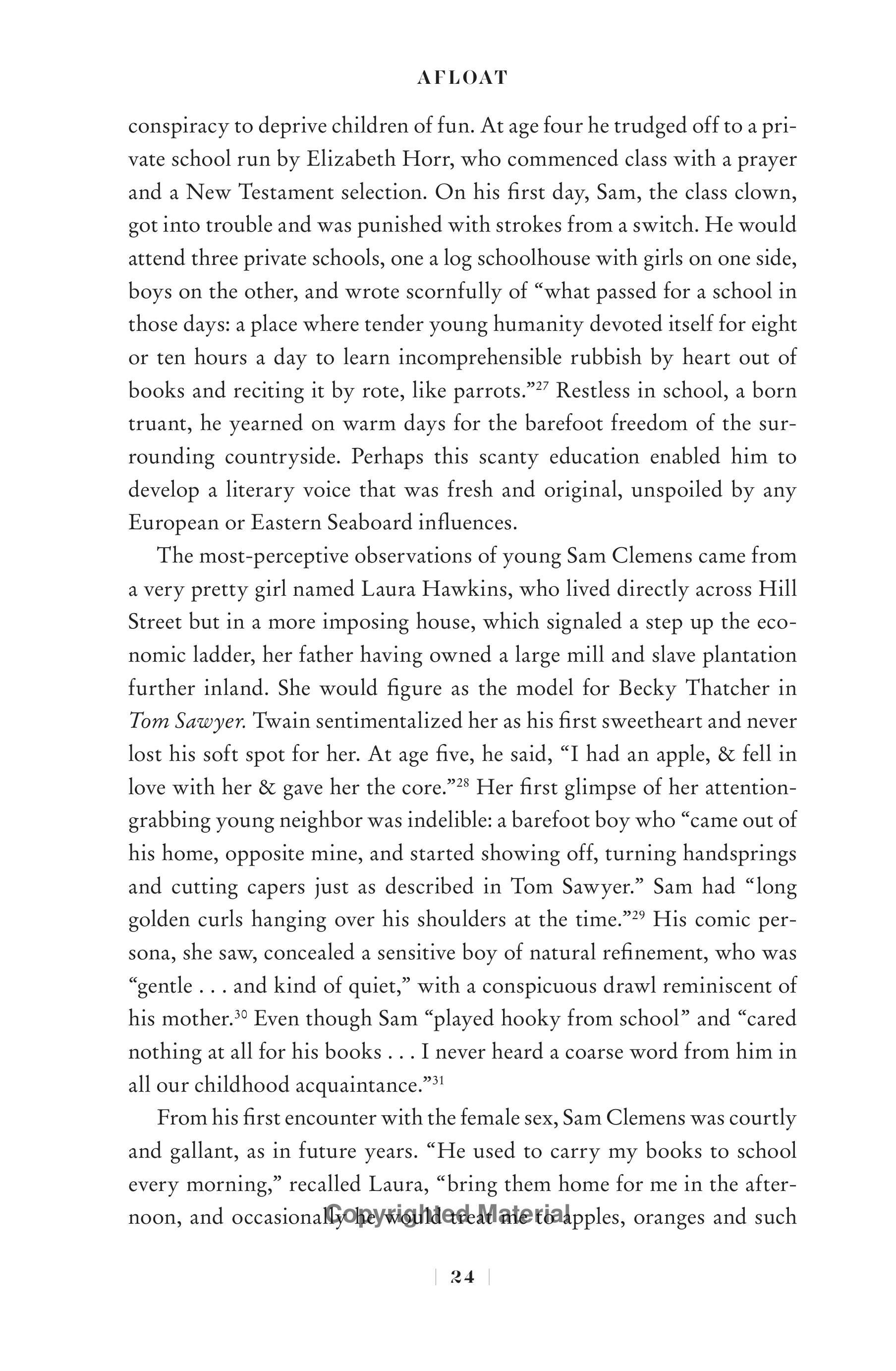 Professional Historians Mark Twain Biography by Ron Chernow — page 45