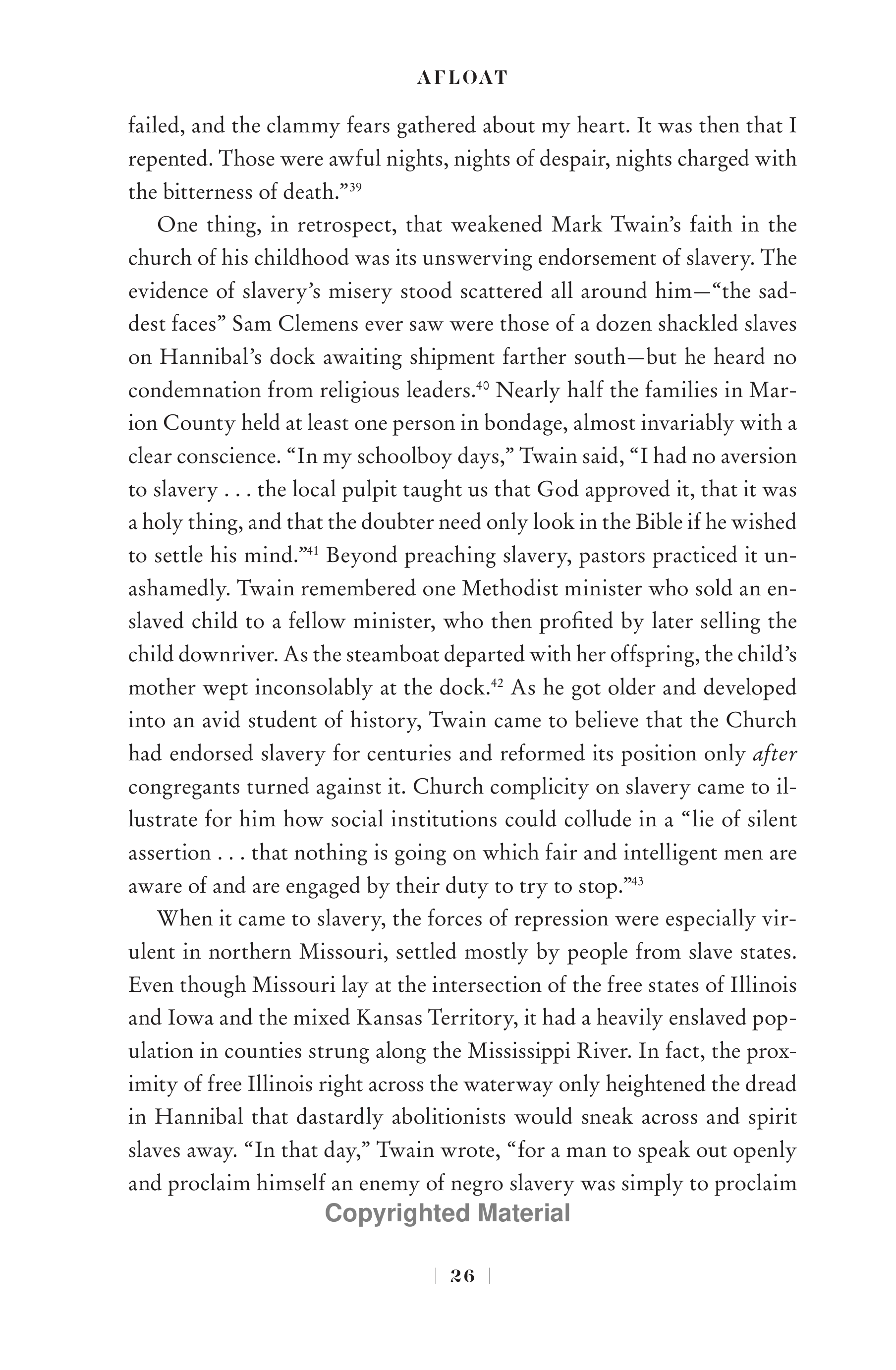 Professional Historians Mark Twain Biography by Ron Chernow — page 47