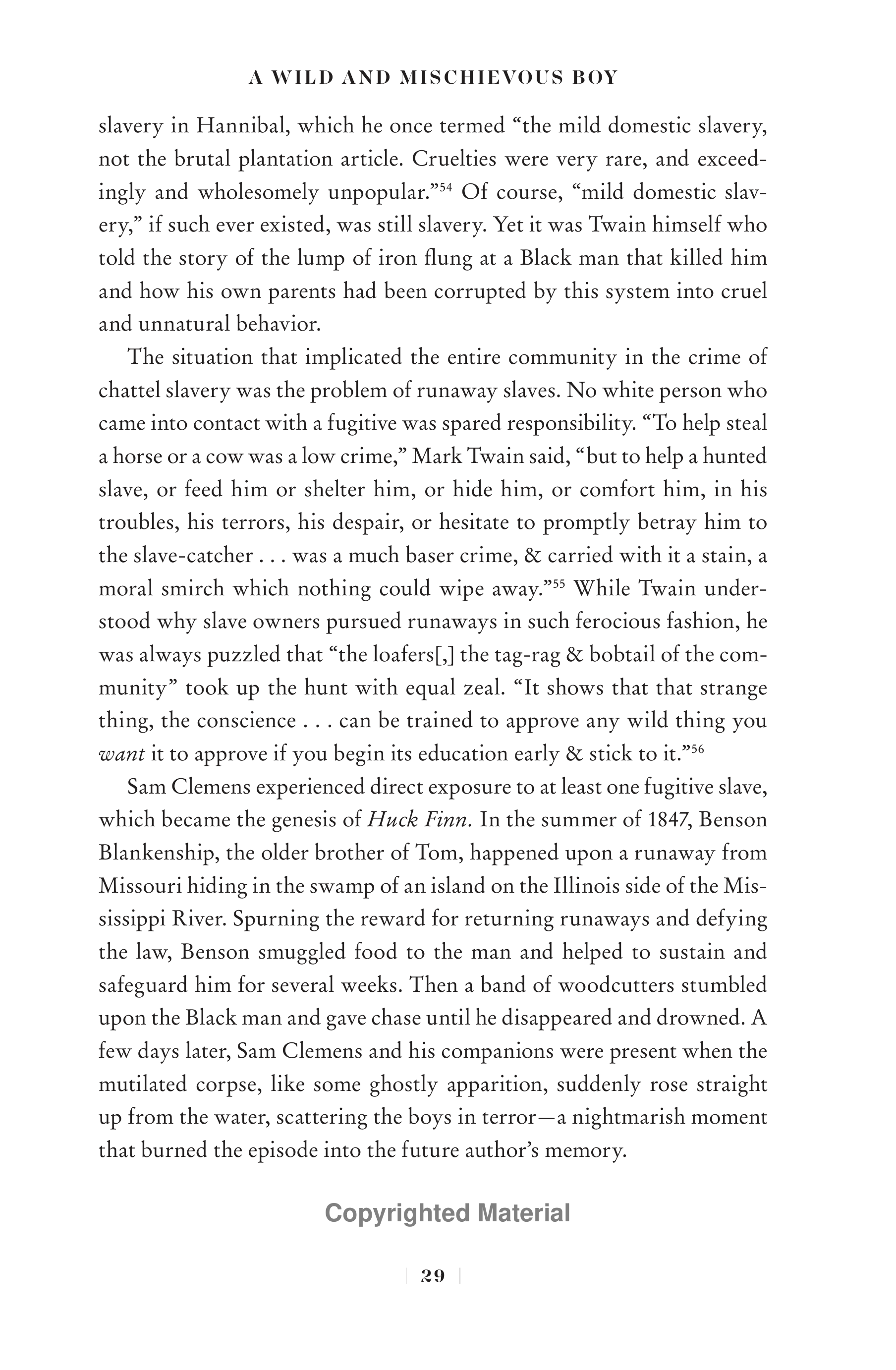 Professional Historians Mark Twain Biography by Ron Chernow — page 50