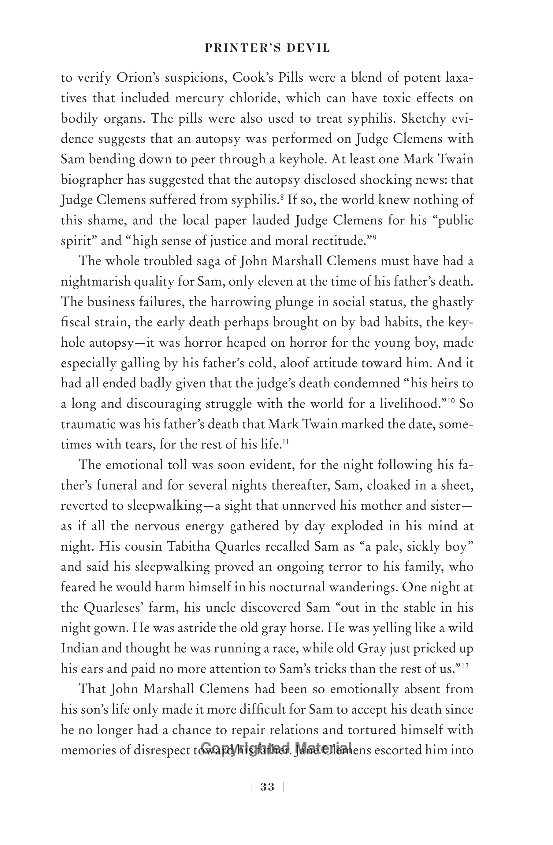 Professional Historians Mark Twain Biography by Ron Chernow — page 54