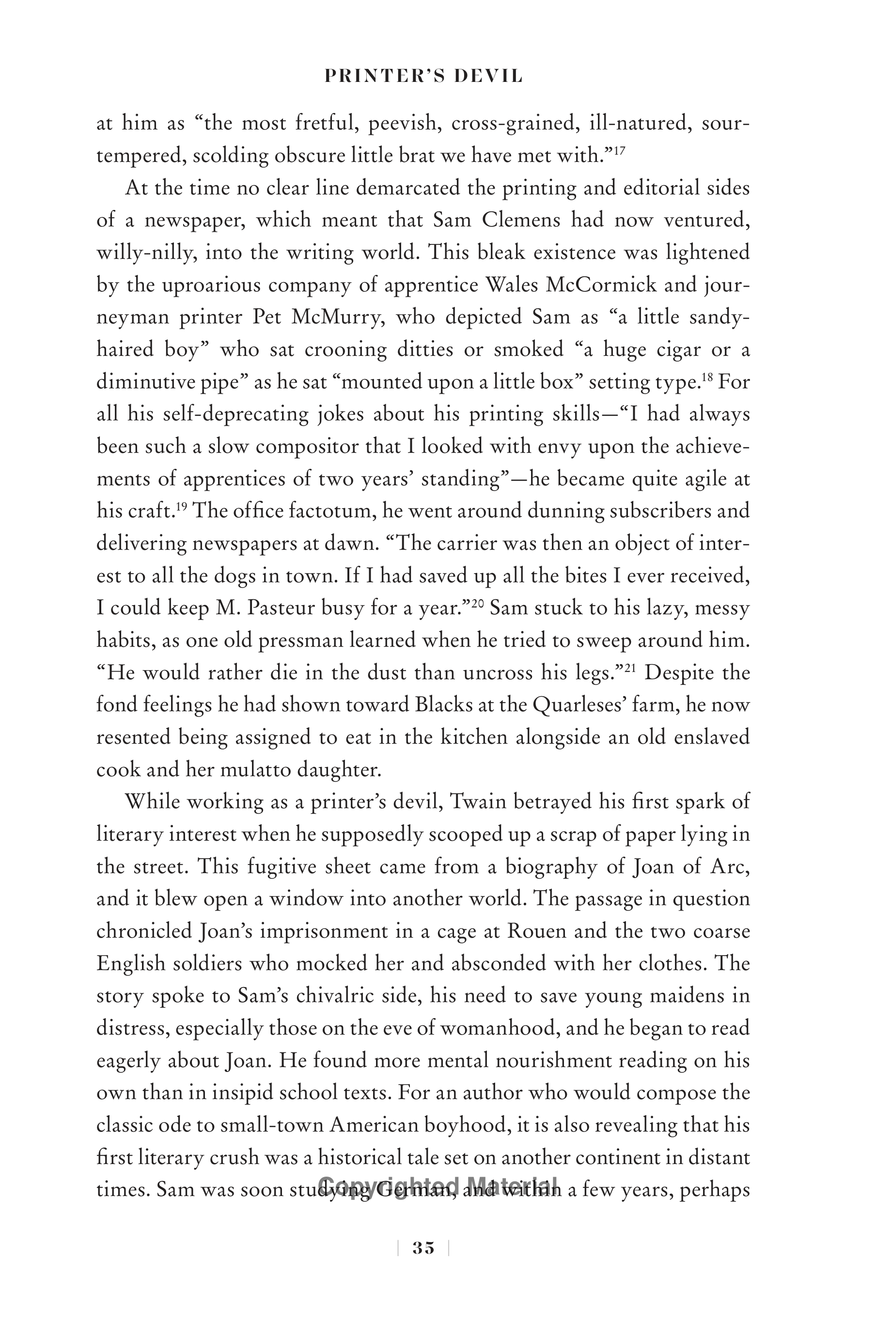 Professional Historians Mark Twain Biography by Ron Chernow — page 56