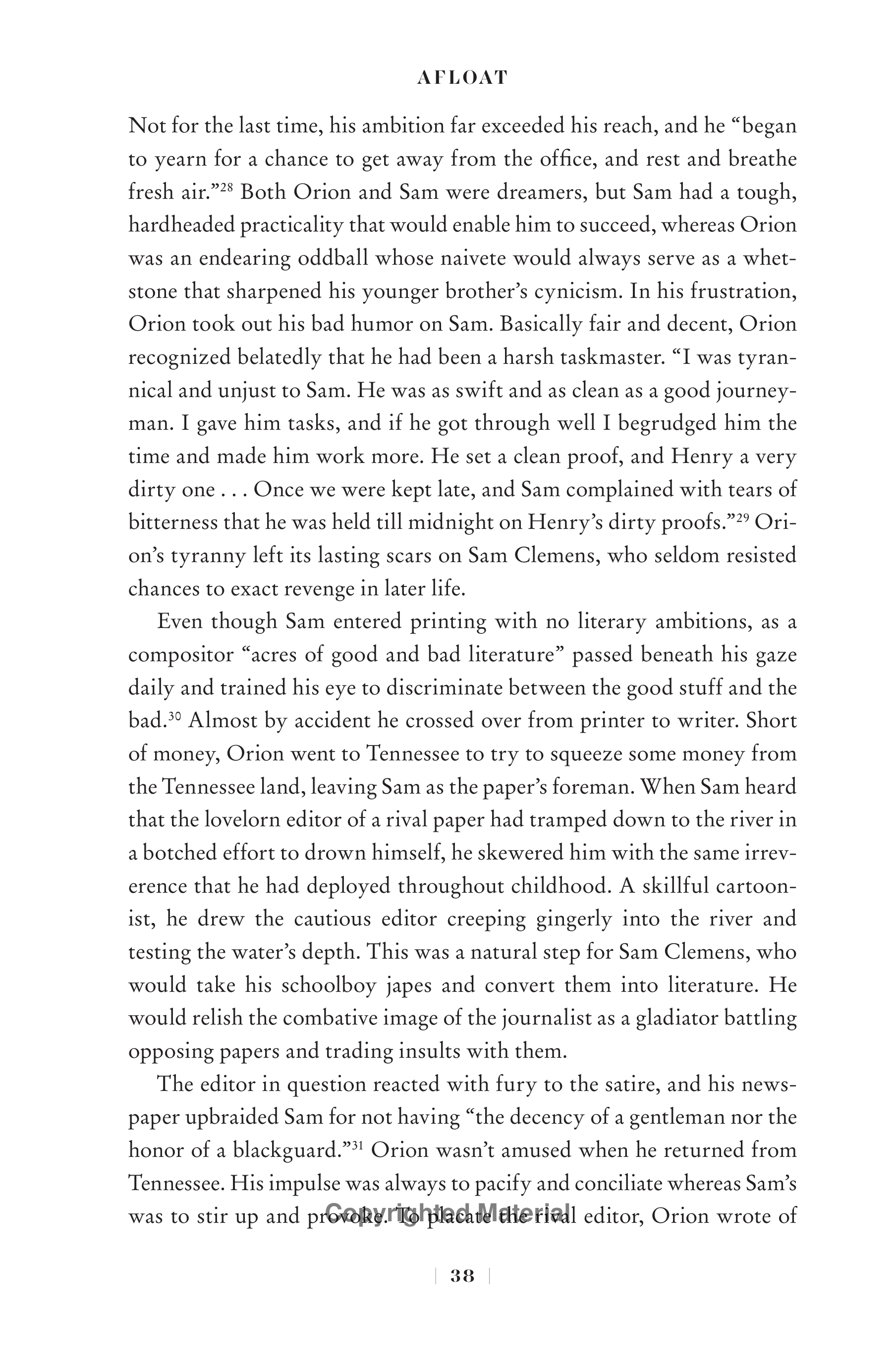 Professional Historians Mark Twain Biography by Ron Chernow — page 59