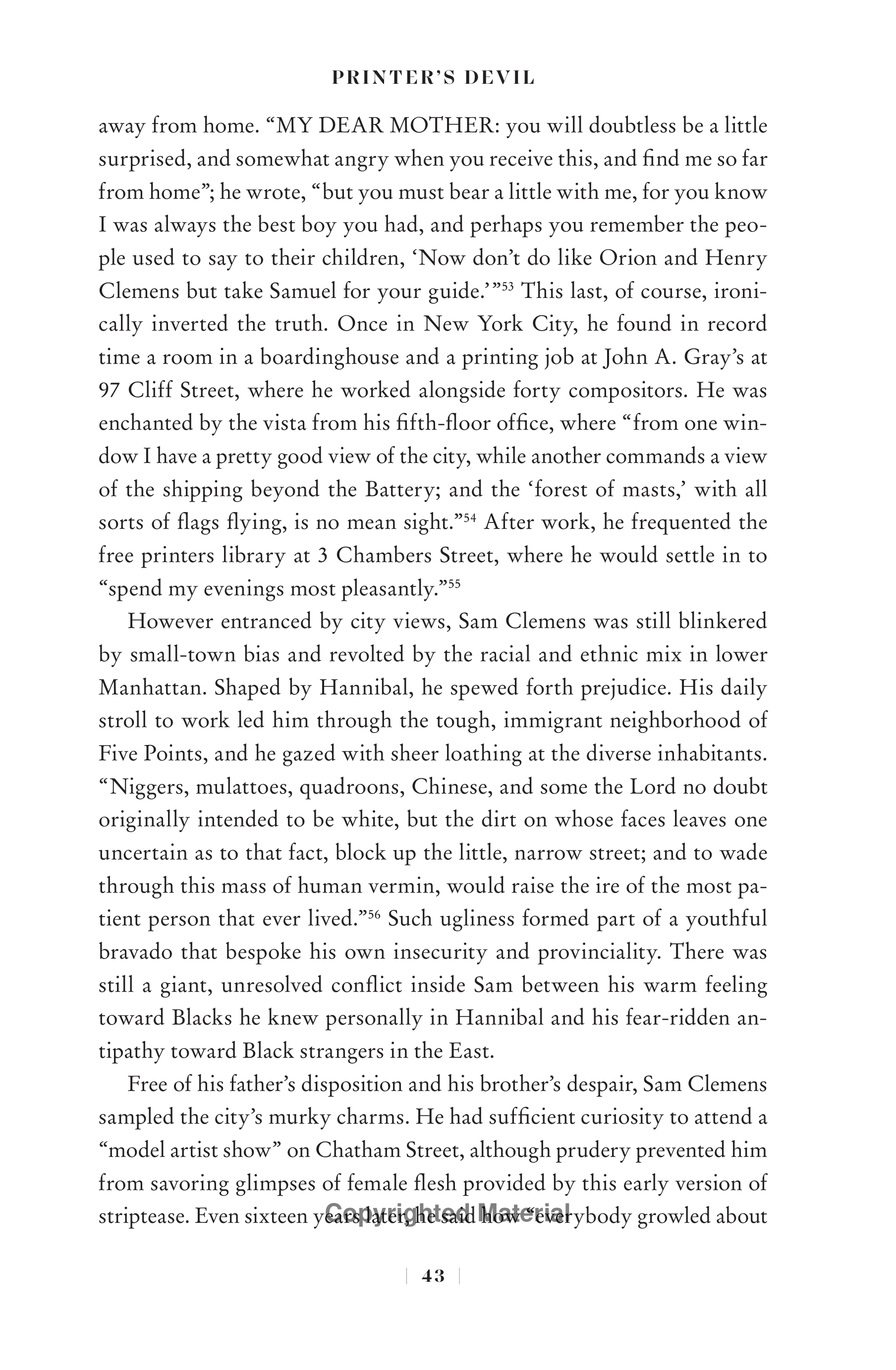 Professional Historians Mark Twain Biography by Ron Chernow — page 64
