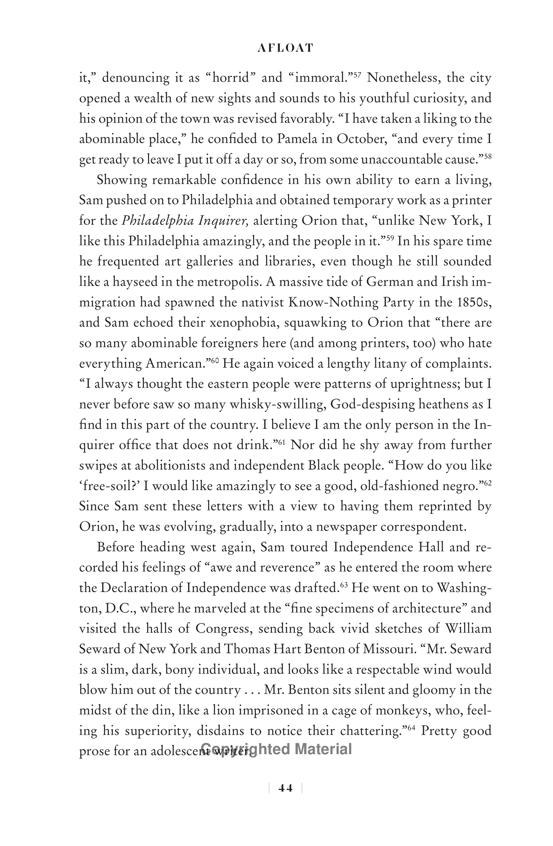 Professional Historians Mark Twain Biography by Ron Chernow — page 65