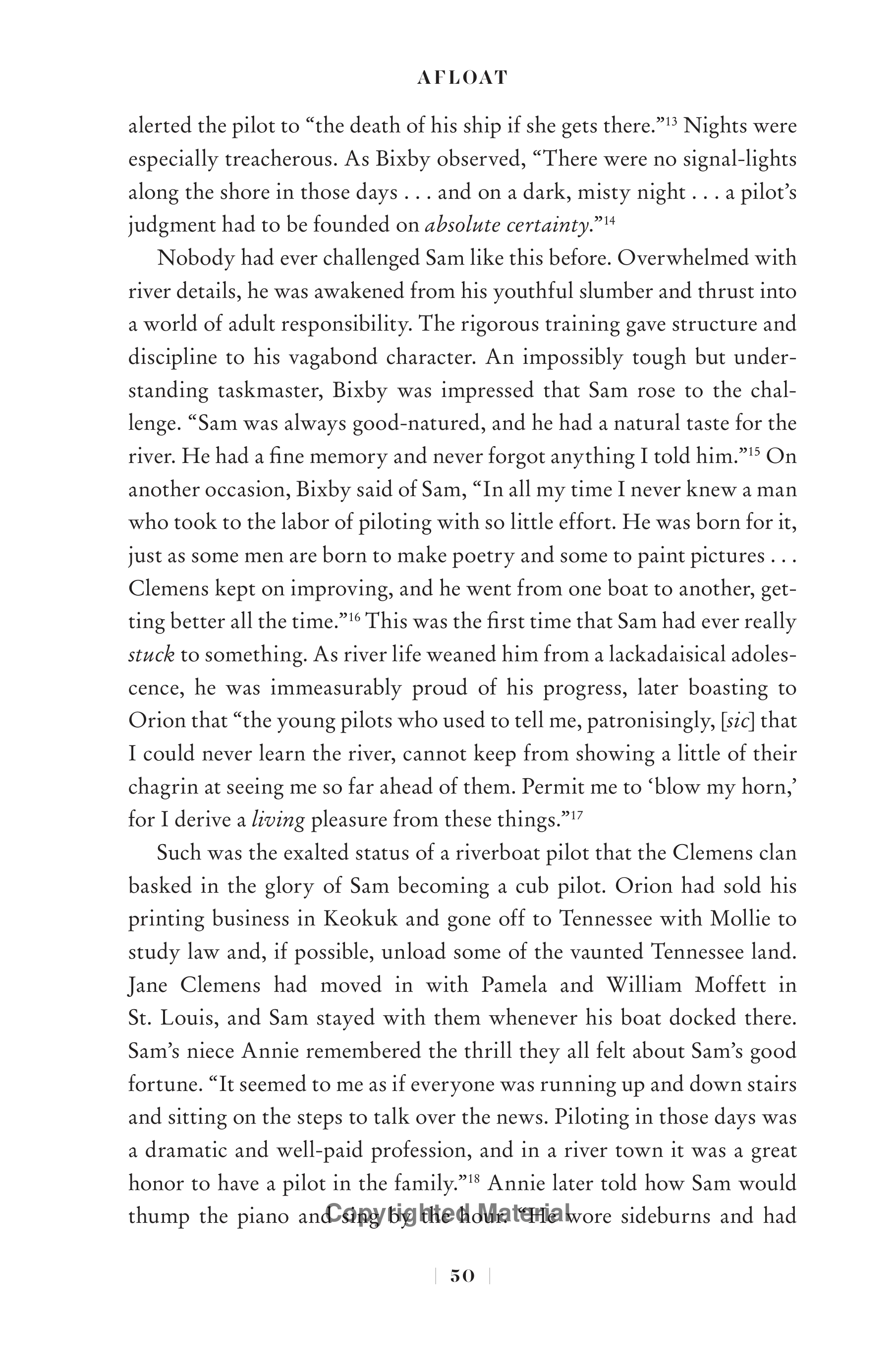 Professional Historians Mark Twain Biography by Ron Chernow — page 71