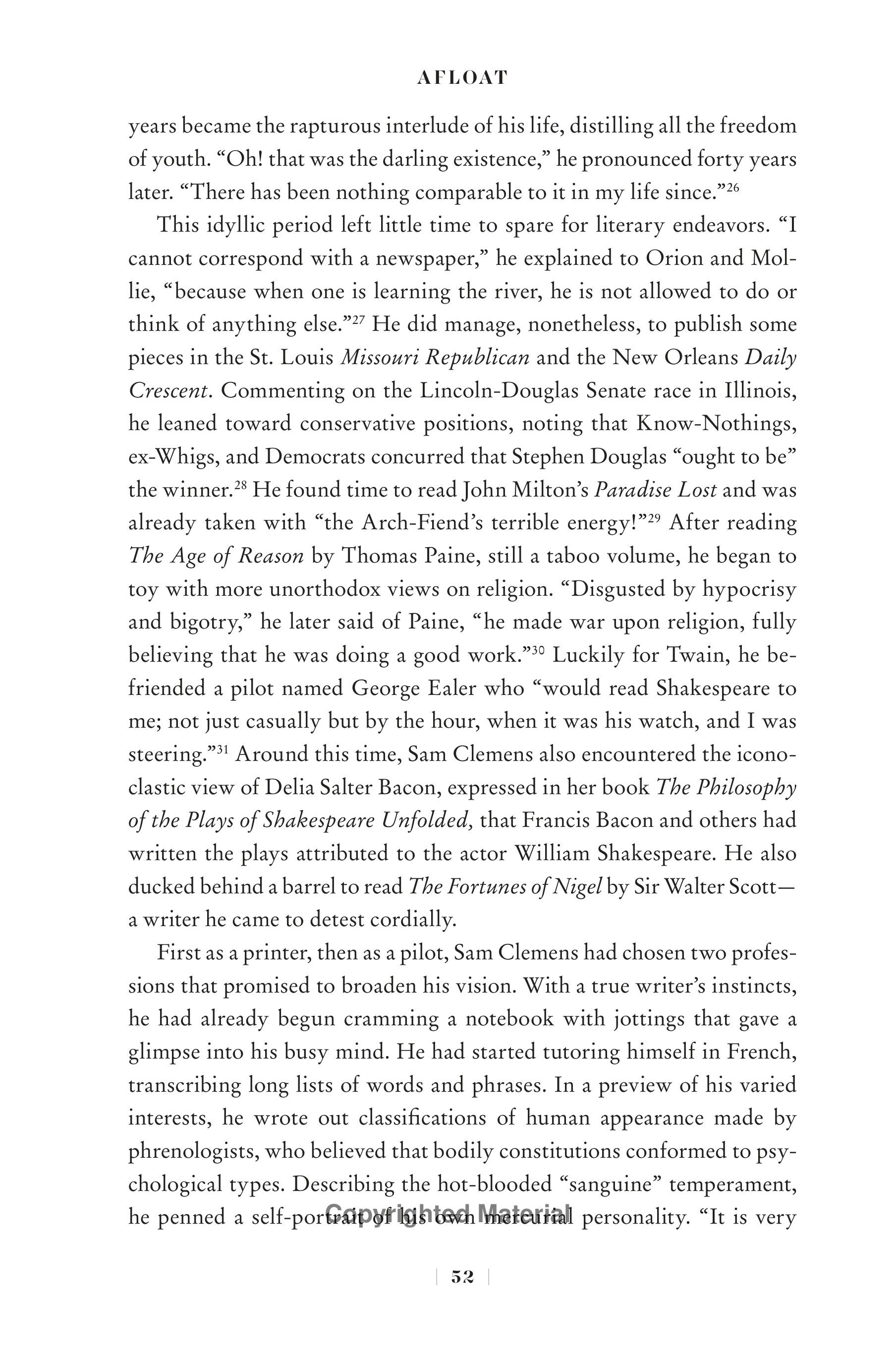 Professional Historians Mark Twain Biography by Ron Chernow — page 73