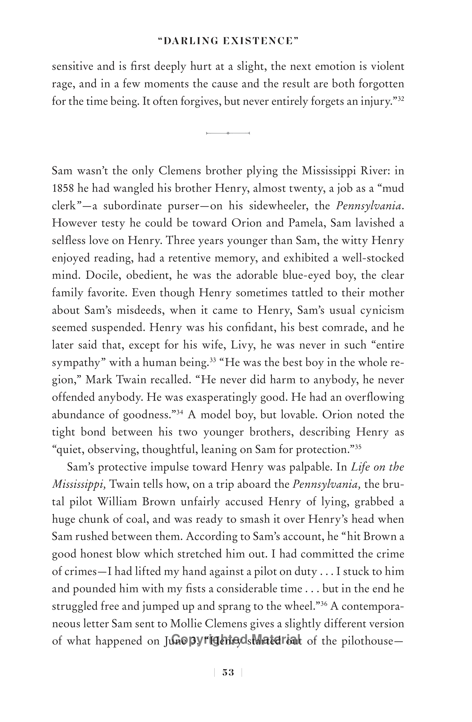 Professional Historians Mark Twain Biography by Ron Chernow — page 74