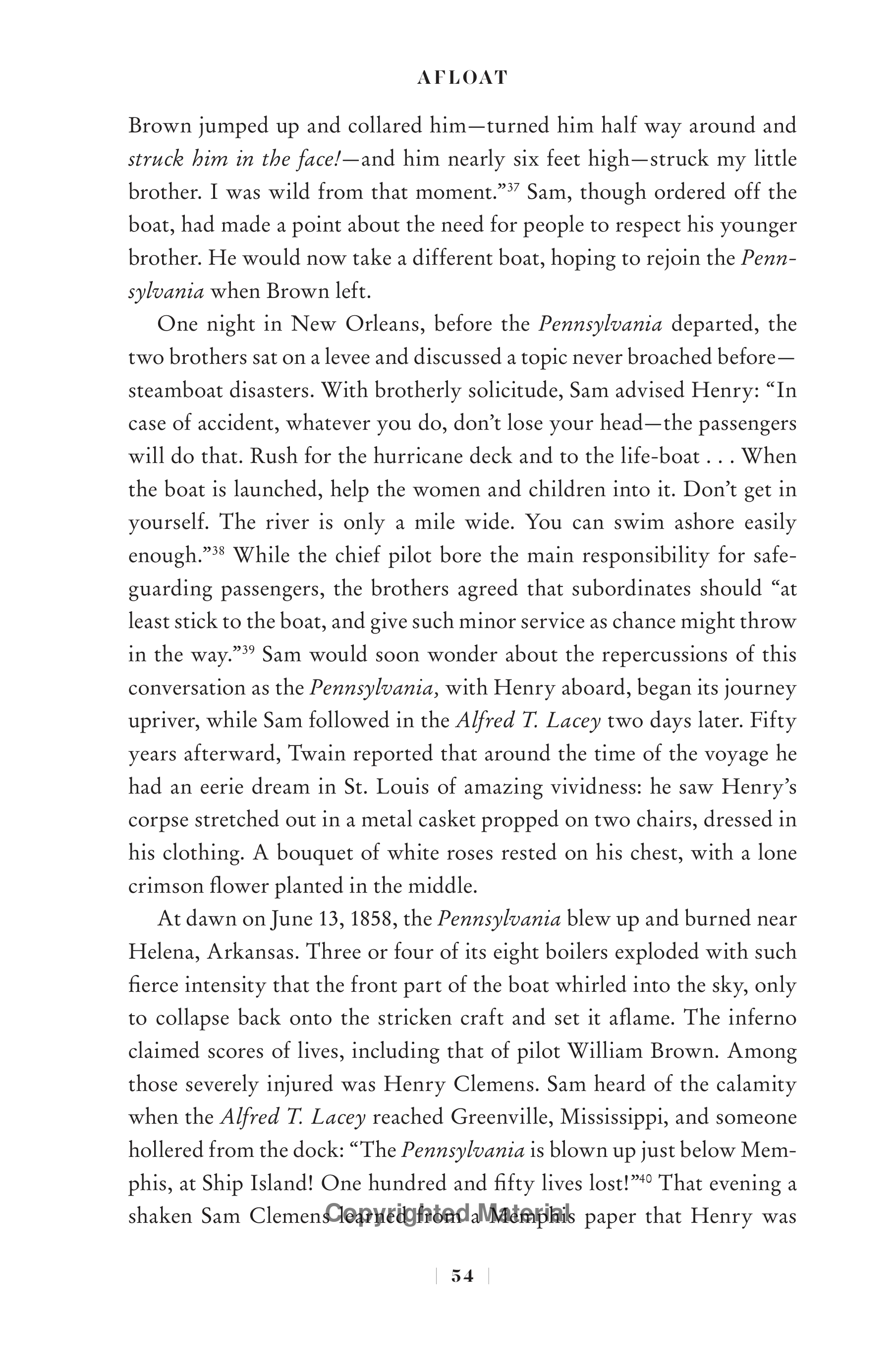 Professional Historians Mark Twain Biography by Ron Chernow — page 75