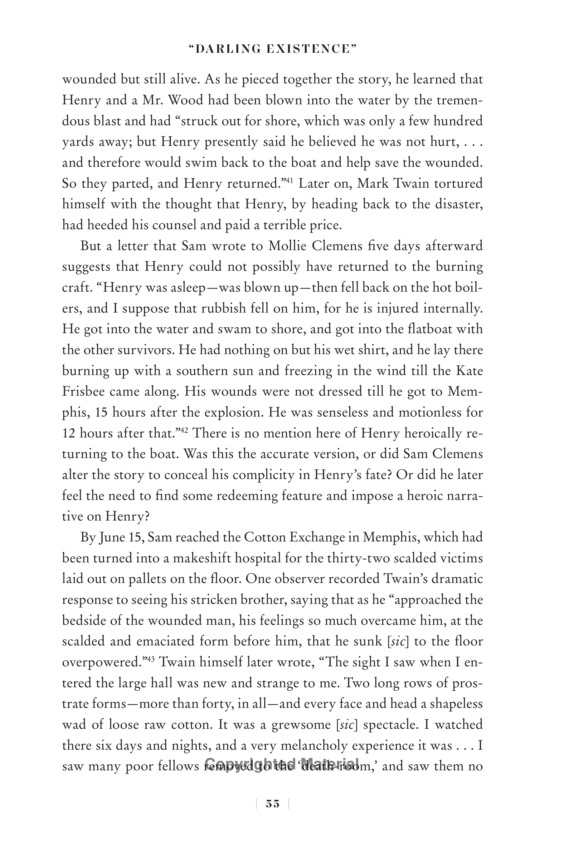 Professional Historians Mark Twain Biography by Ron Chernow — page 76