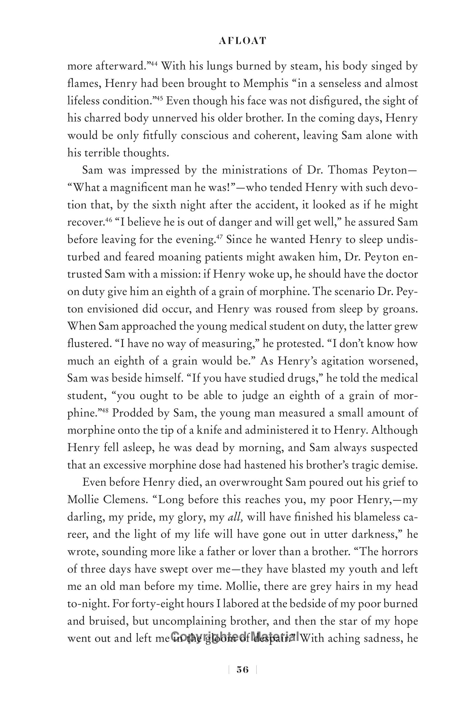 Professional Historians Mark Twain Biography by Ron Chernow — page 77