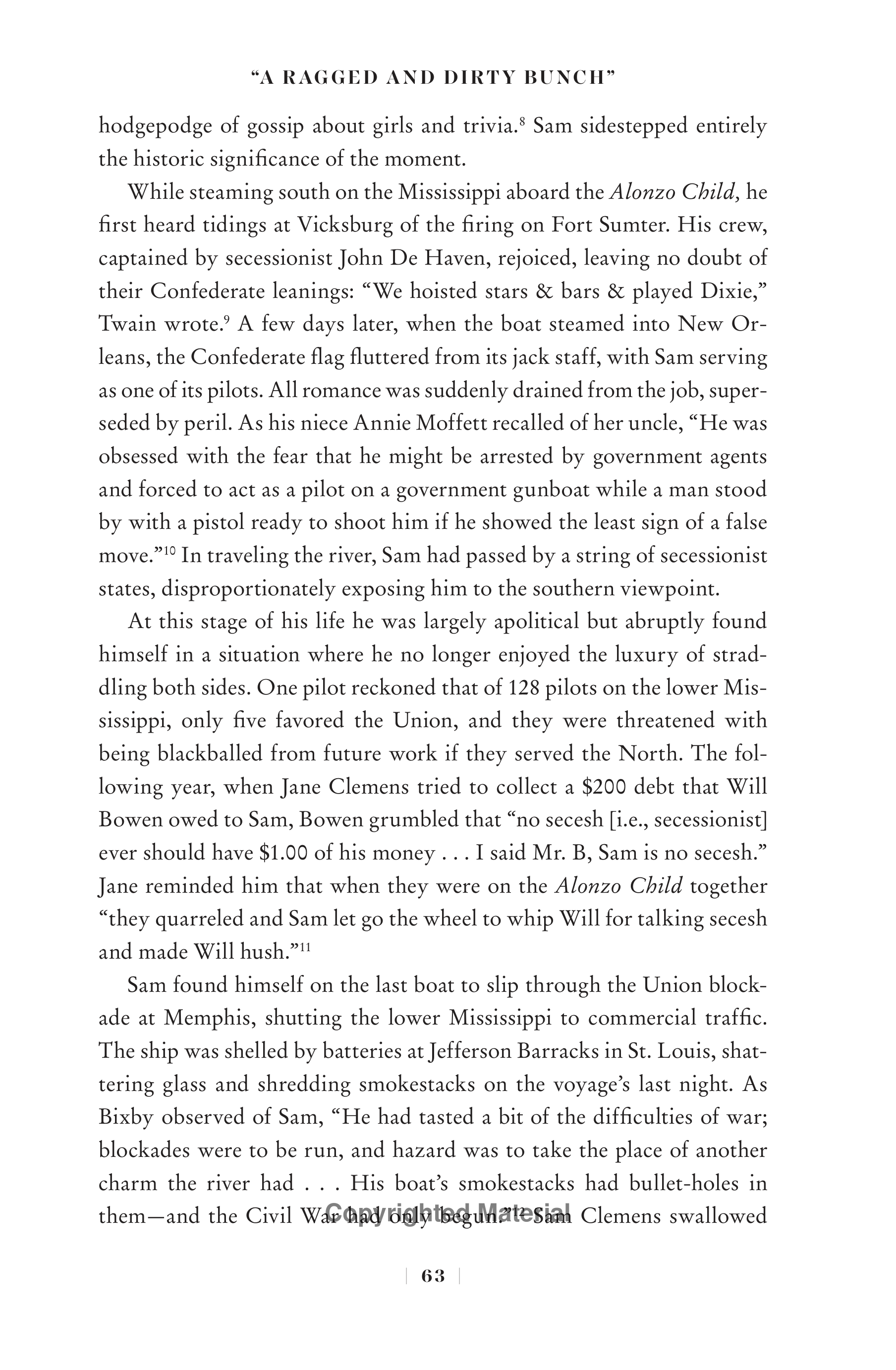 Professional Historians Mark Twain Biography by Ron Chernow — page 84