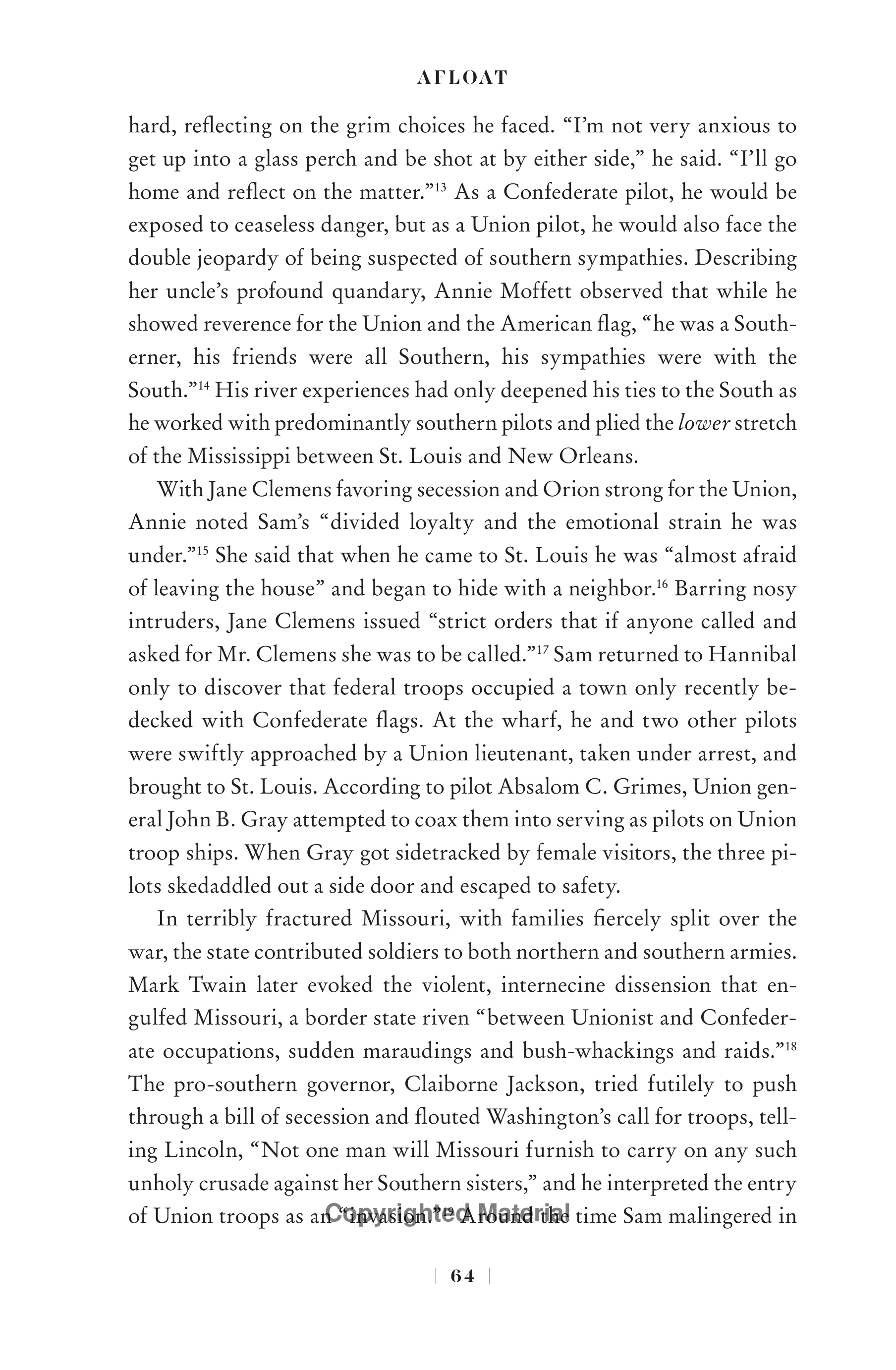 Professional Historians Mark Twain Biography by Ron Chernow — page 85