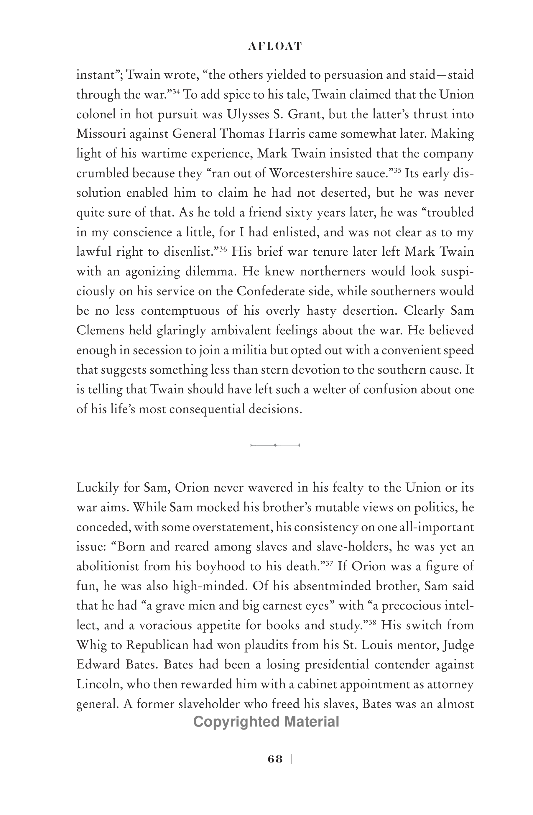 Professional Historians Mark Twain Biography by Ron Chernow — page 89