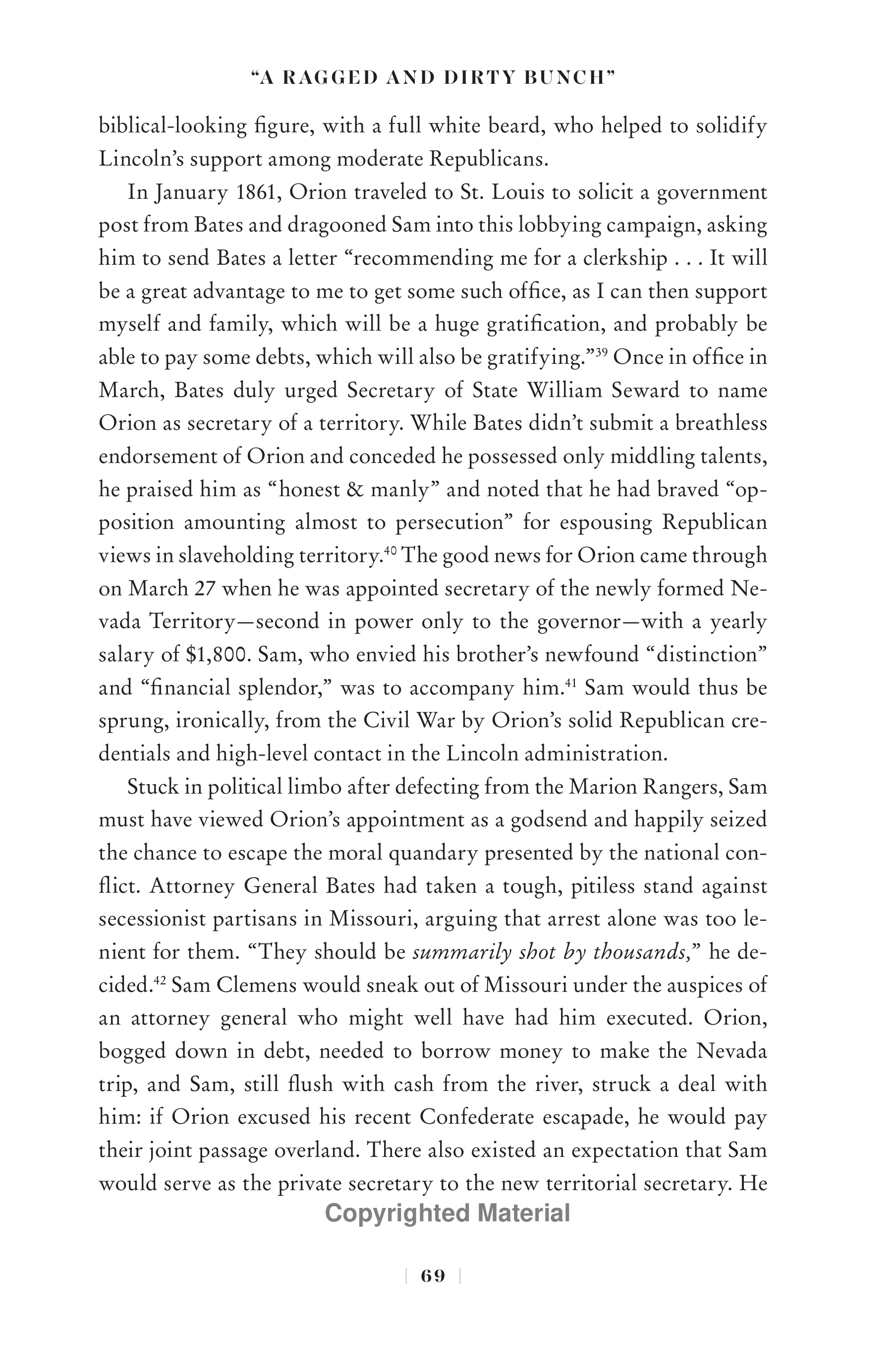 Professional Historians Mark Twain Biography by Ron Chernow — page 90