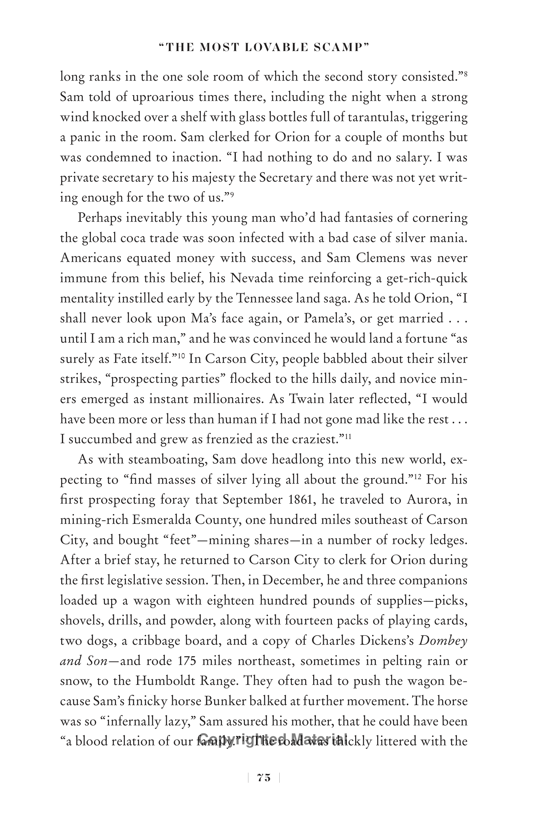 Professional Historians Mark Twain Biography by Ron Chernow — page 96