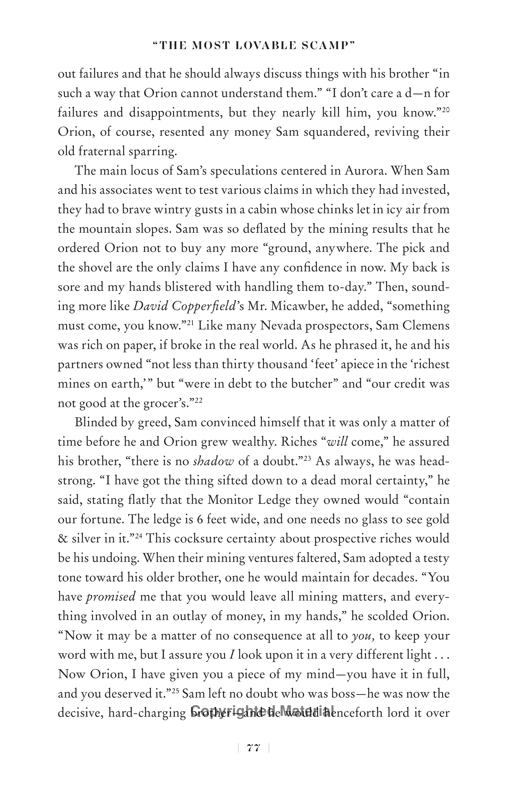 Professional Historians Mark Twain Biography by Ron Chernow — page 98