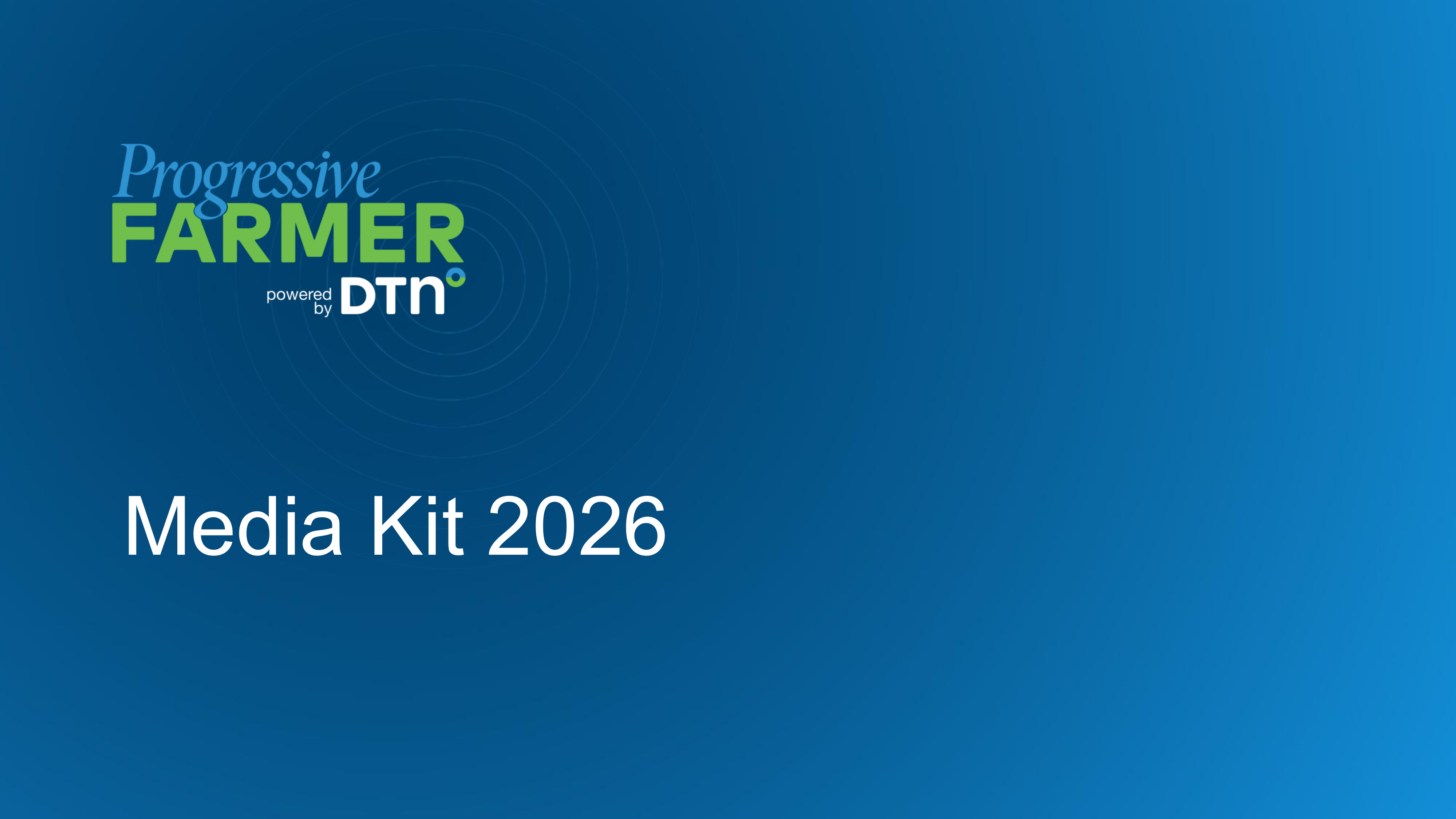 DTN Progressive Farmer Media Kit — page 1