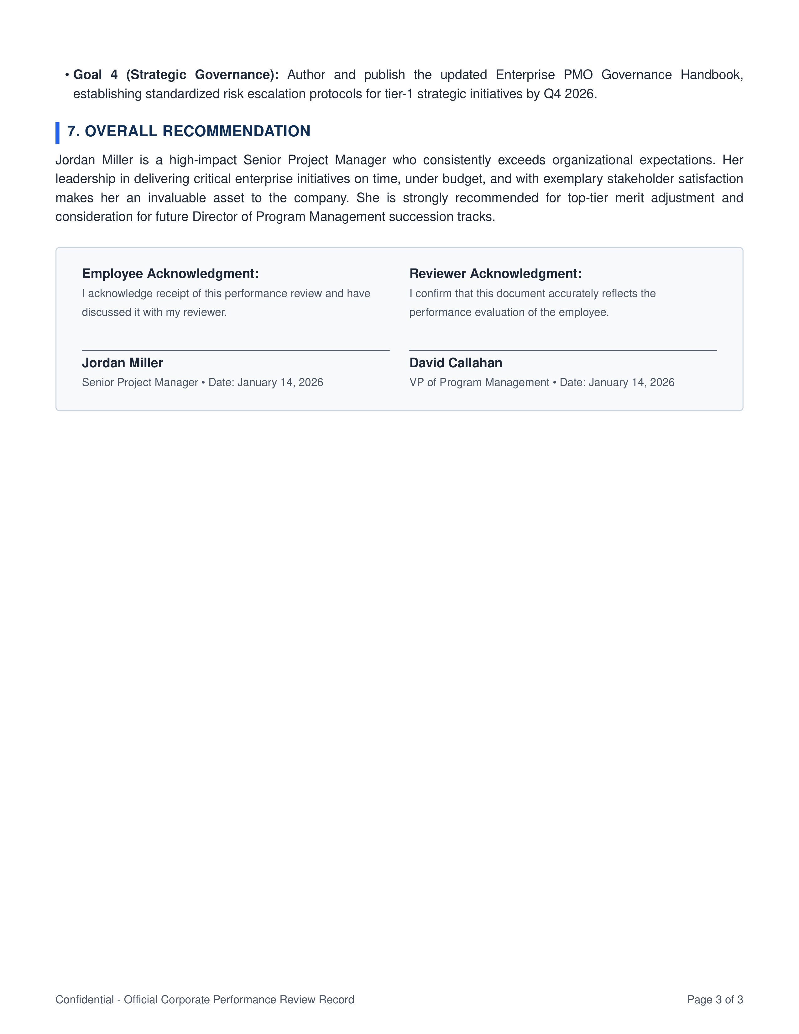 Project Manager Performance Review — page 3