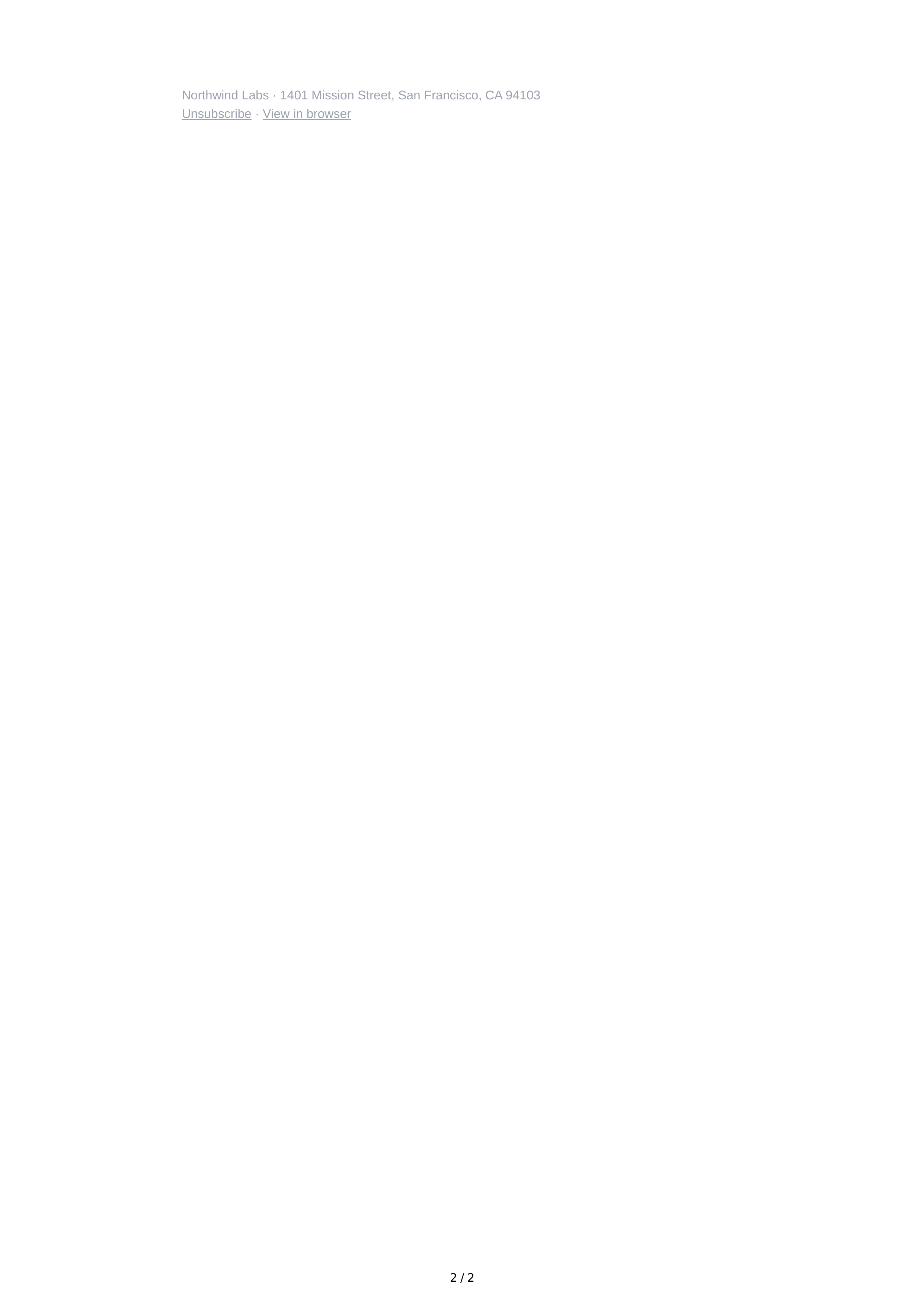 Project Update Email — page 2
