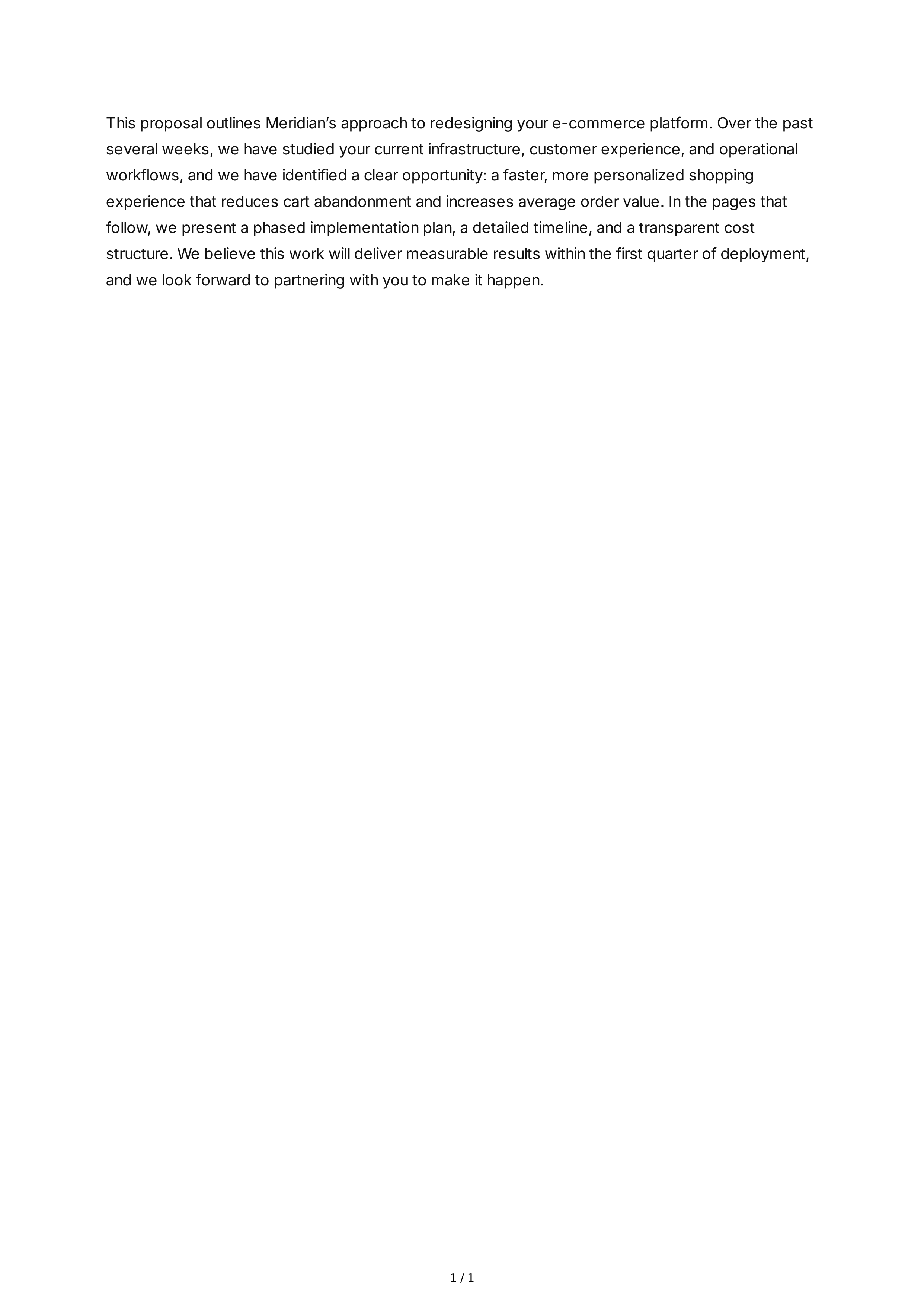Proposal Introduction Paragraph — page 1
